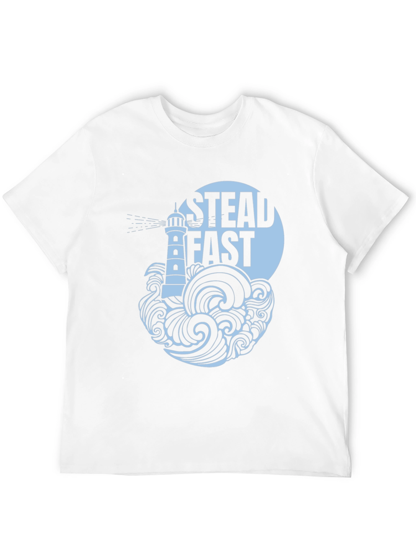 Steadfast Lighthouse Graphic Tee - Mens Black T-Shirt
