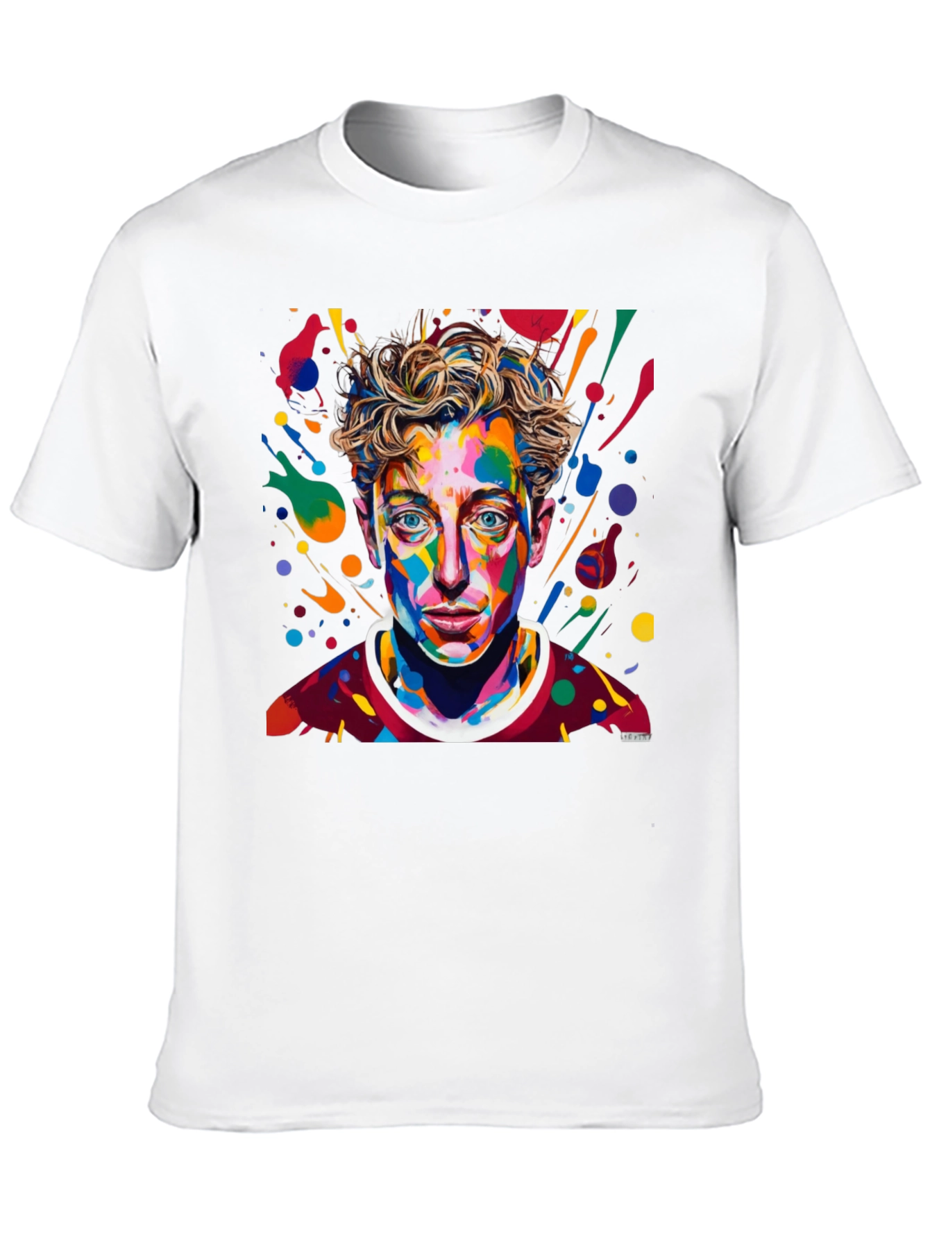 Abstract Art Portrait Graphic T-Shirt