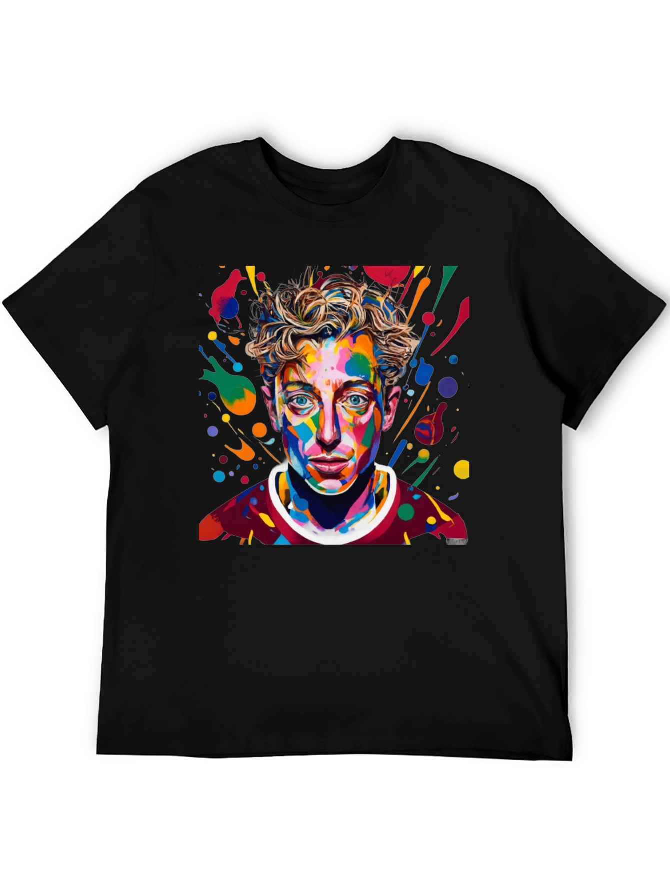 Abstract Art Portrait Graphic T-Shirt