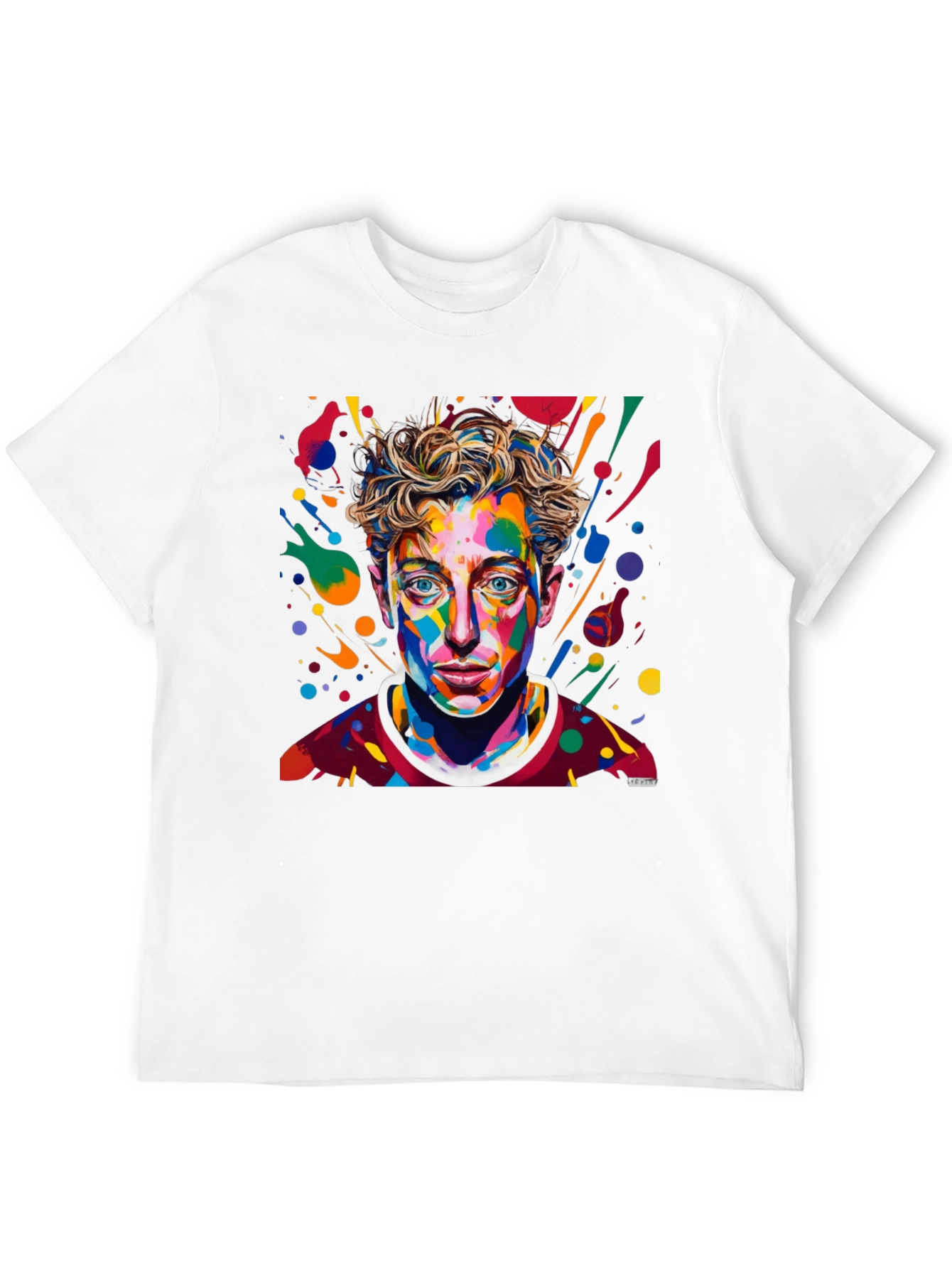 Abstract Art Portrait Graphic T-Shirt