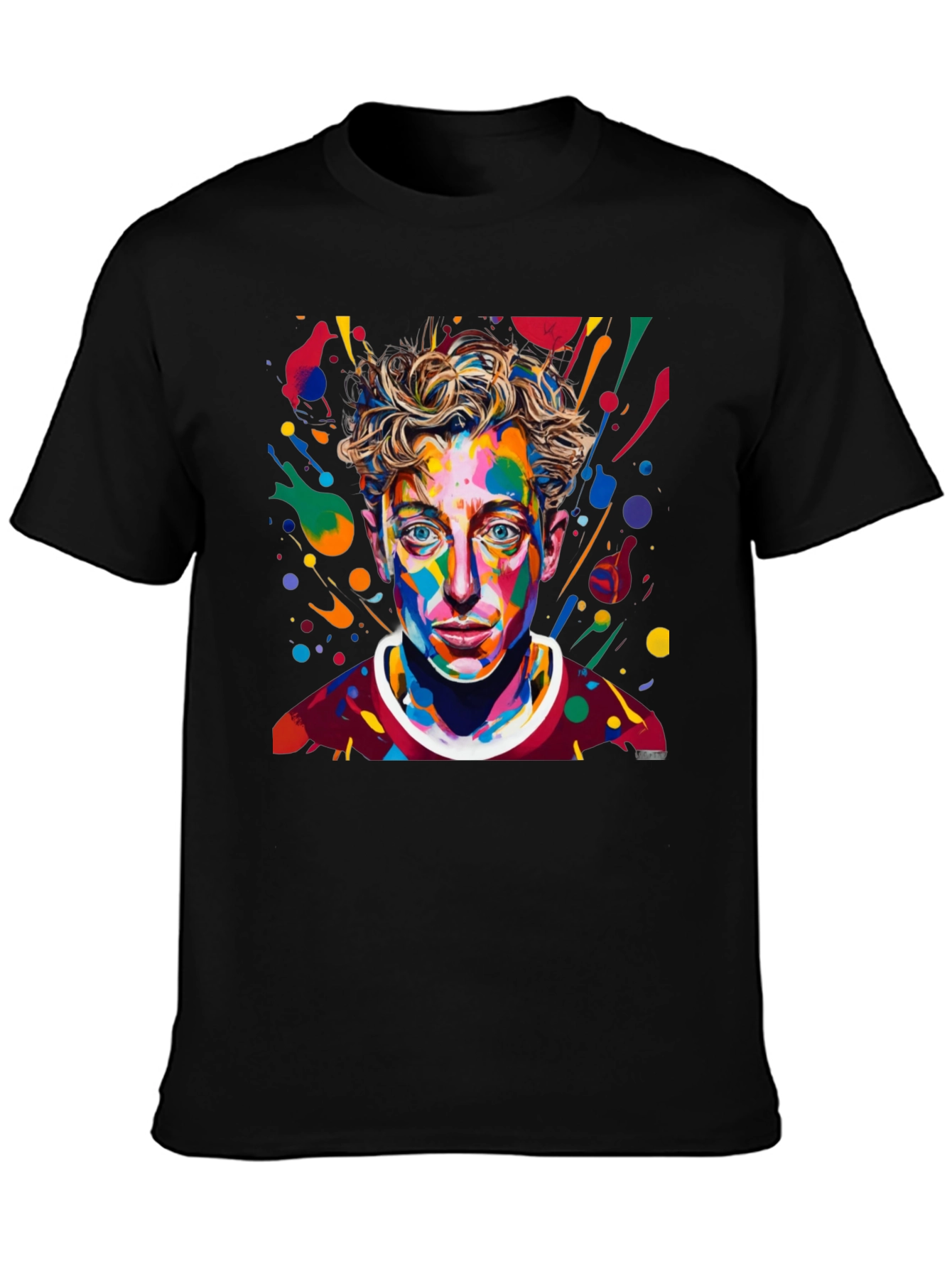Abstract Art Portrait Graphic T-Shirt