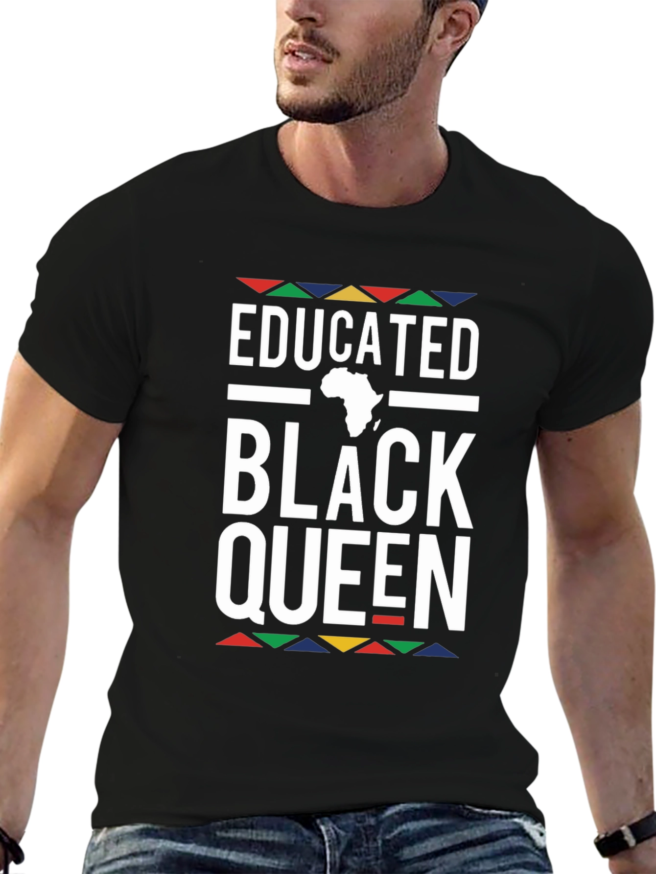 Educated Black Queen Graphic Tee