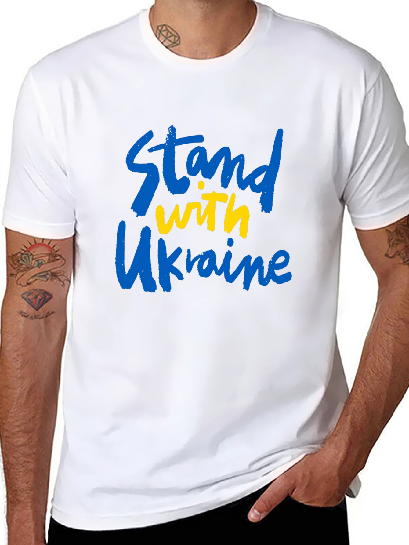 Stand with Ukraine Graphic T-Shirt