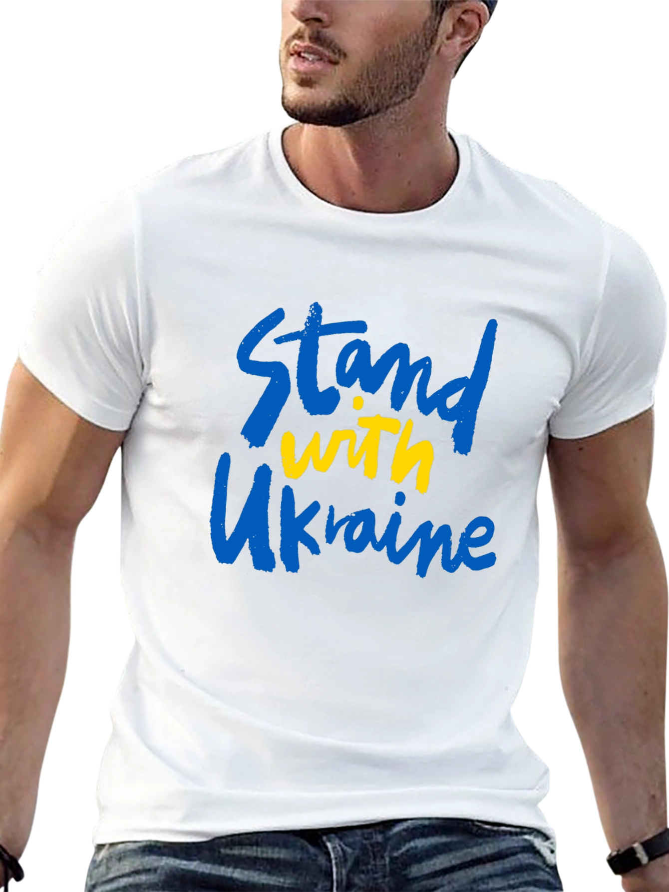 Stand with Ukraine Graphic T-Shirt
