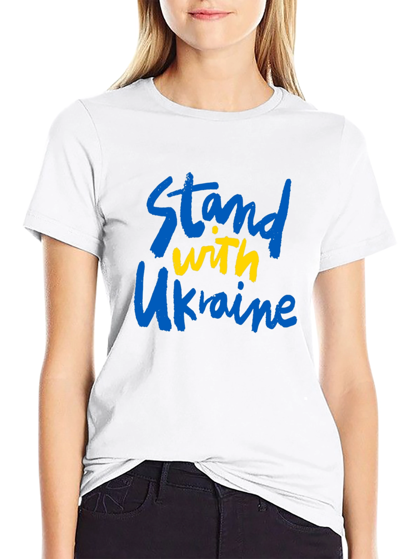 Stand with Ukraine Graphic T-Shirt