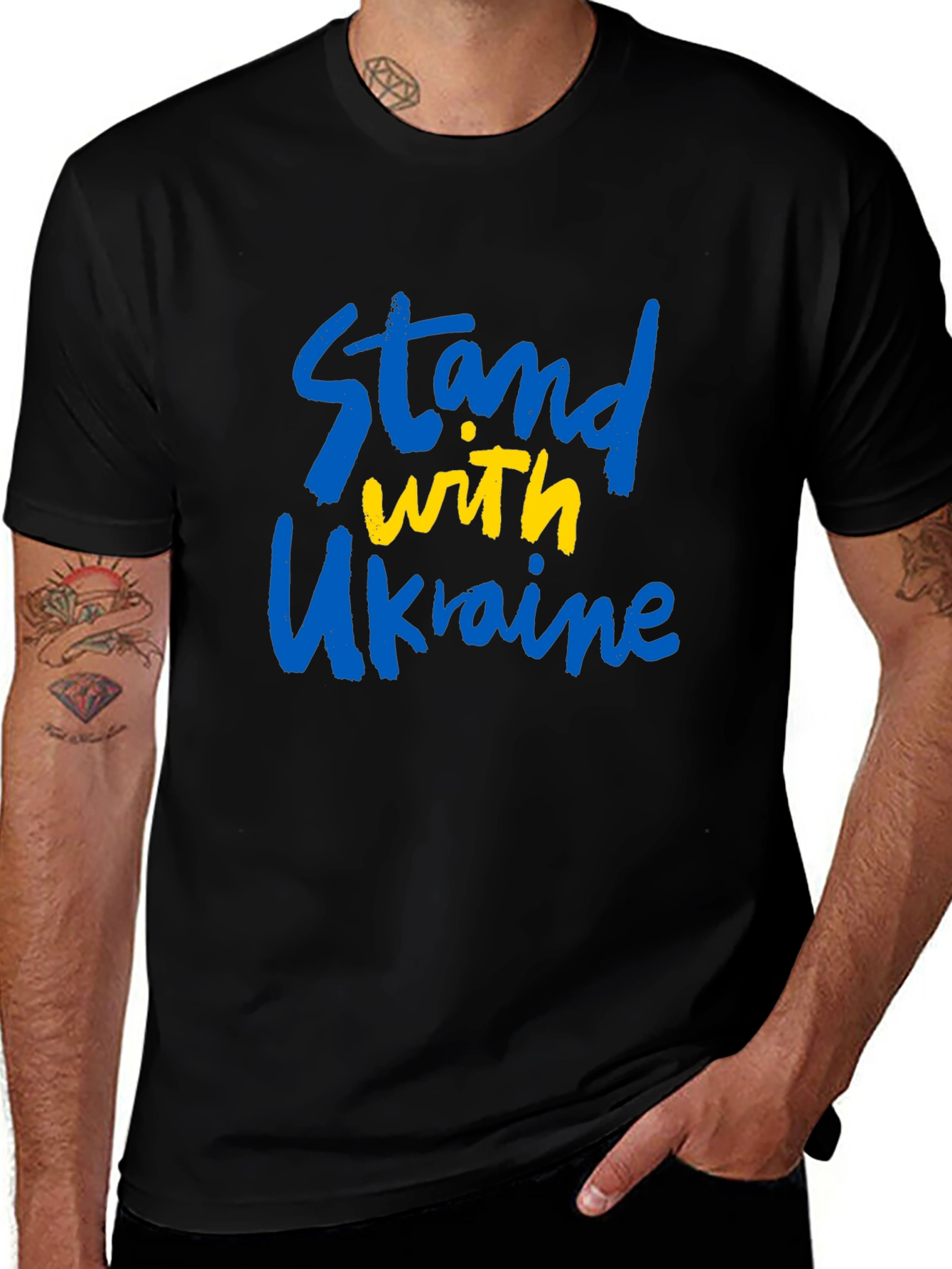 Stand with Ukraine Graphic T-Shirt