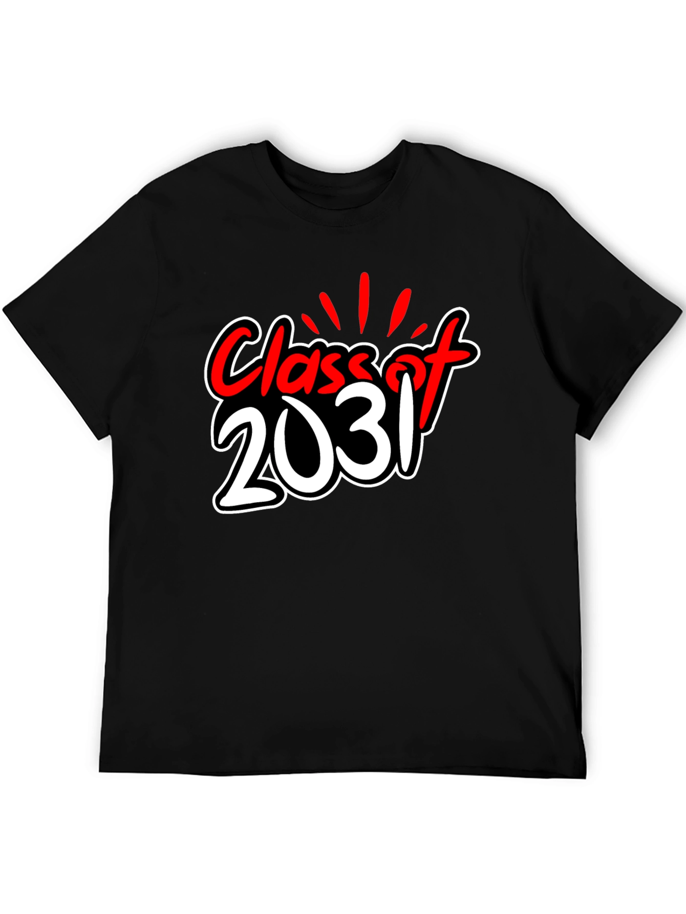 Class of 2031 Graphic Tee - Graduation Year T-Shirt