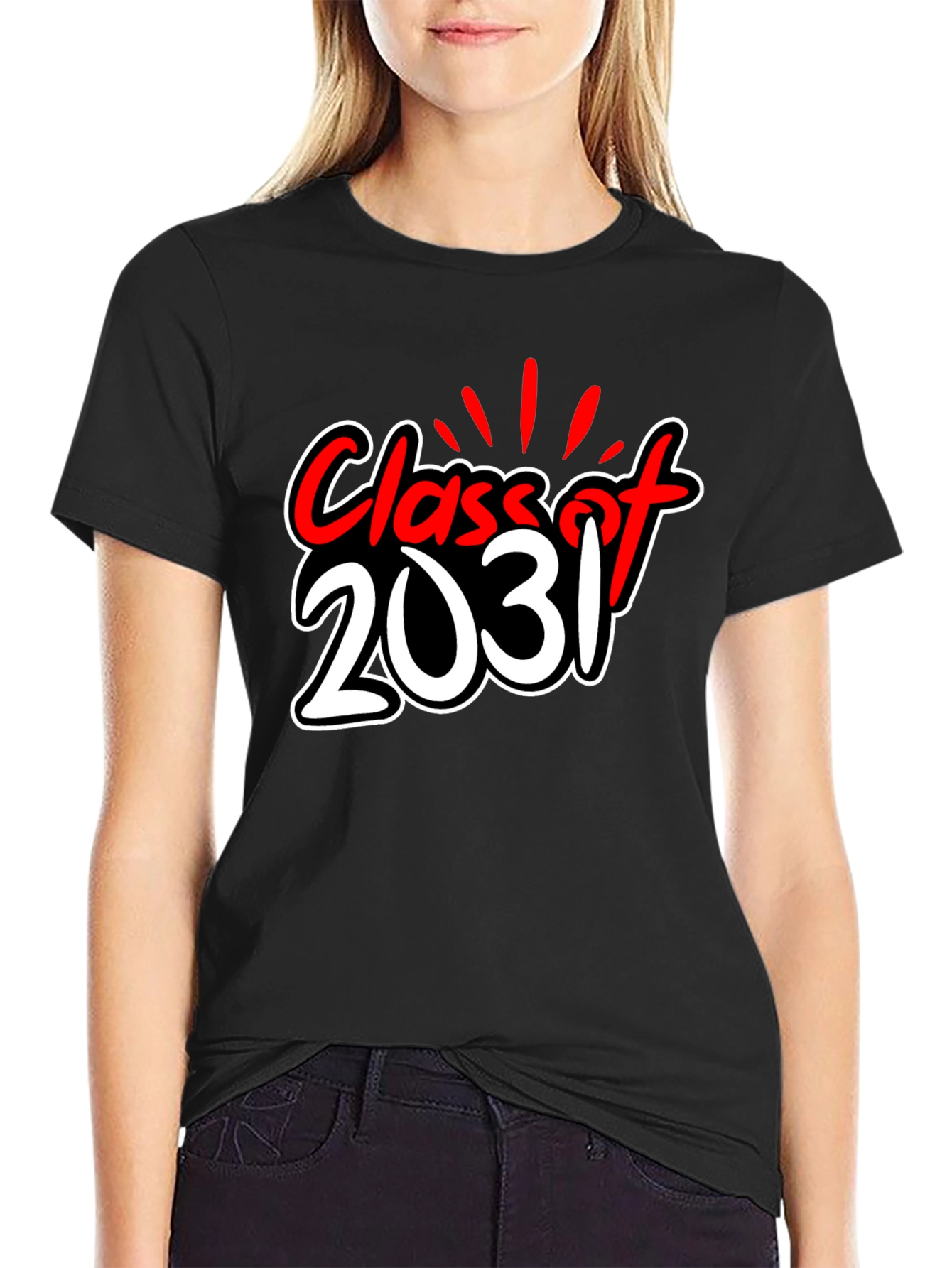 Class of 2031 Graphic Tee - Graduation Year T-Shirt