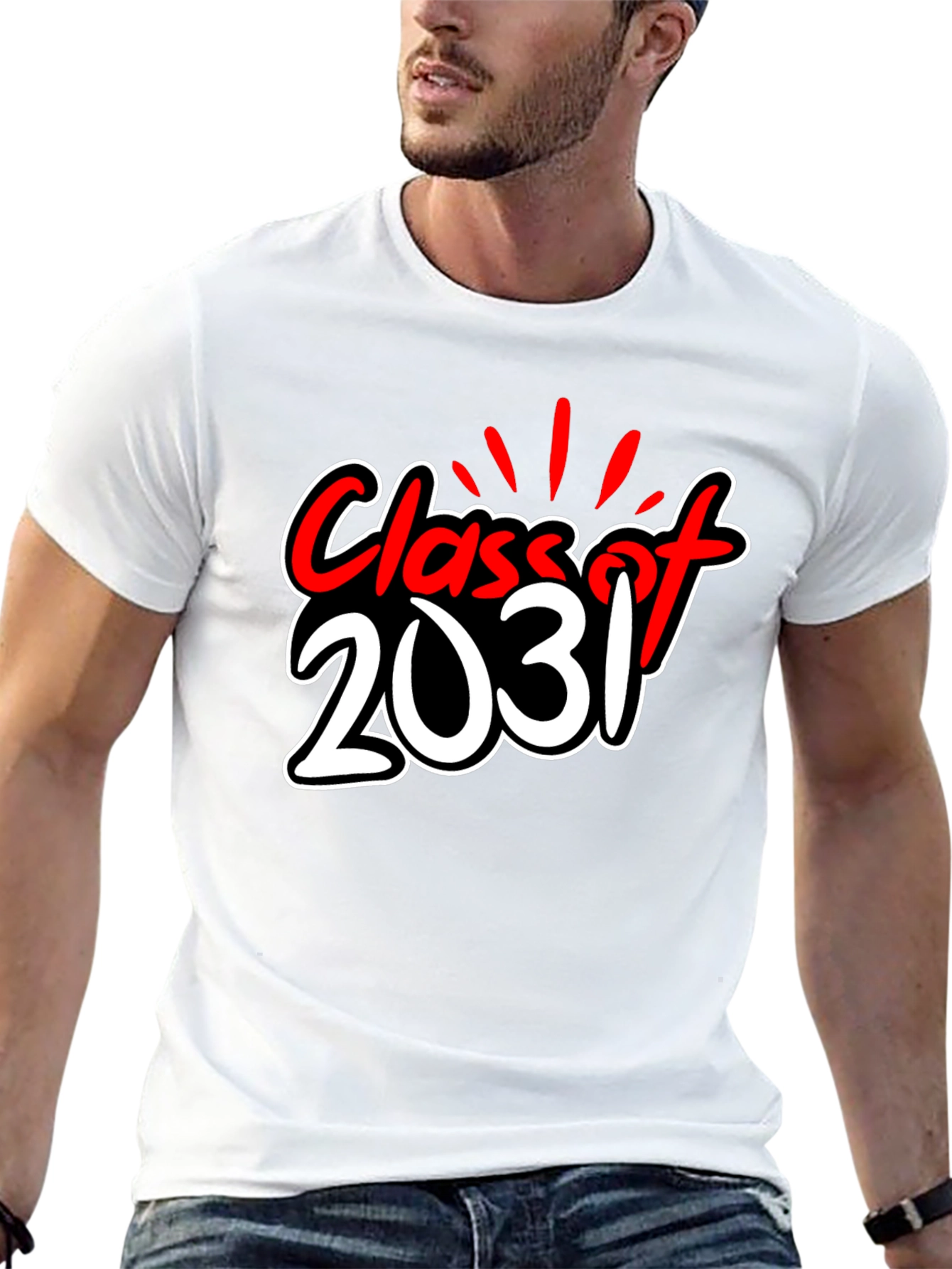 Class of 2031 Graphic Tee - Graduation Year T-Shirt