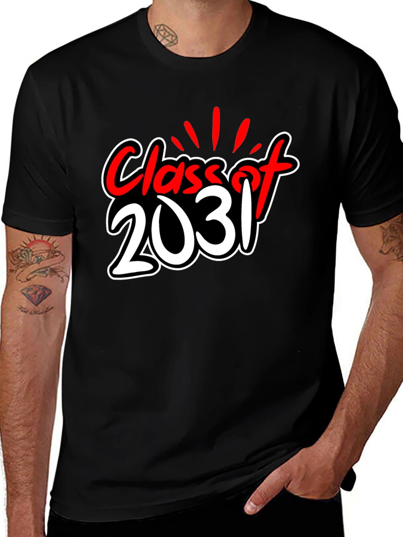 Class of 2031 Graphic Tee - Graduation Year T-Shirt