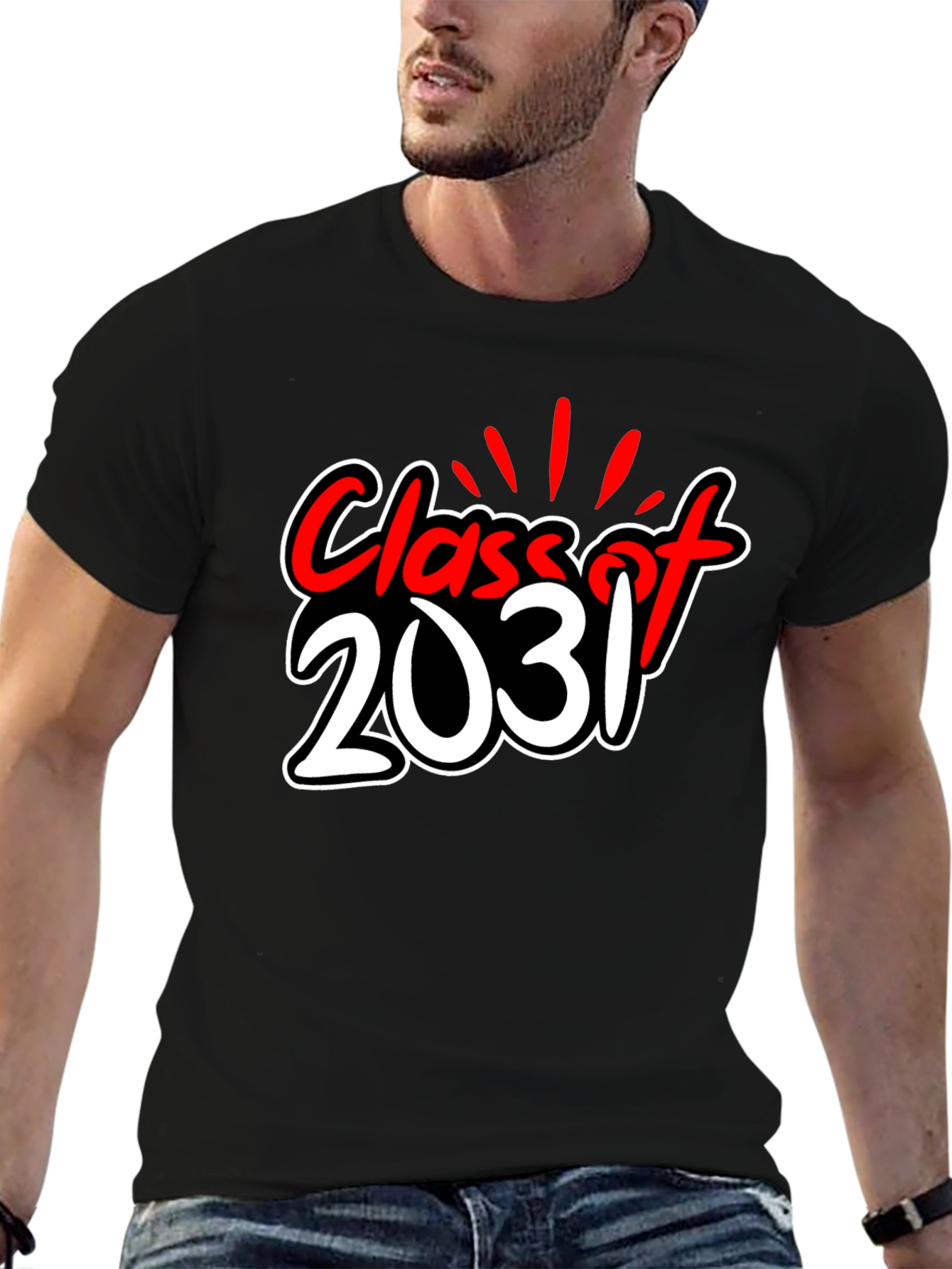 Class of 2031 Graphic Tee - Graduation Year T-Shirt