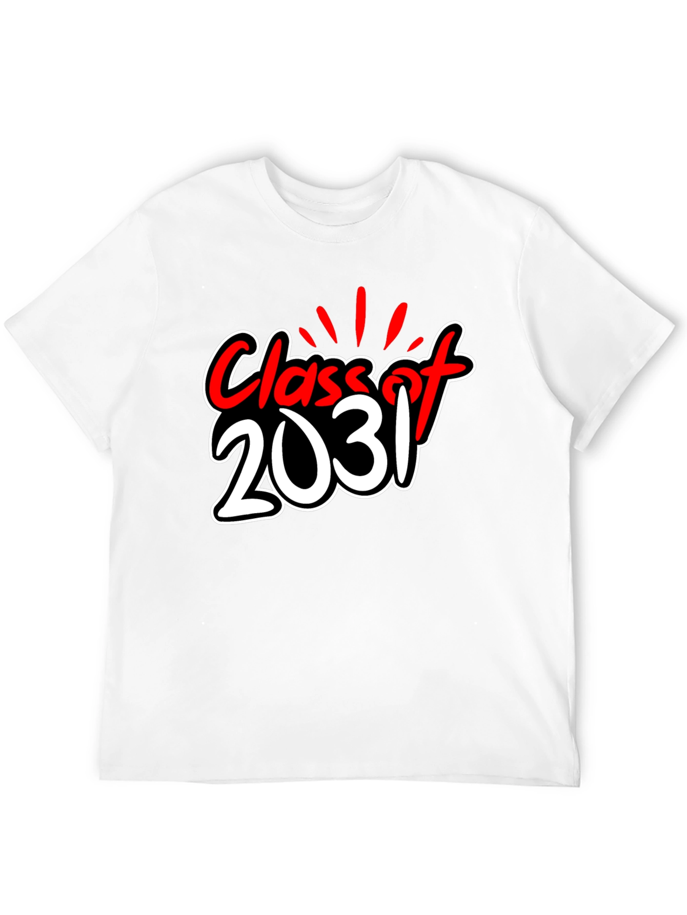 Class of 2031 Graphic Tee - Graduation Year T-Shirt