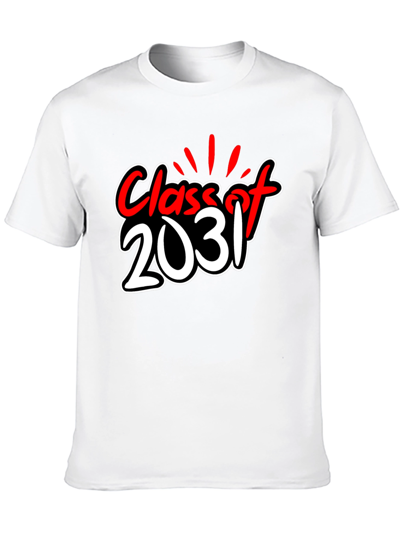 Class of 2031 Graphic Tee - Graduation Year T-Shirt