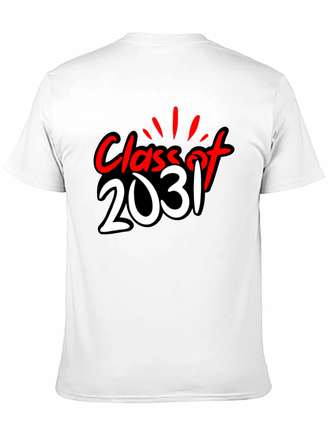 Class of 2031 Graphic Tee - Graduation Year T-Shirt