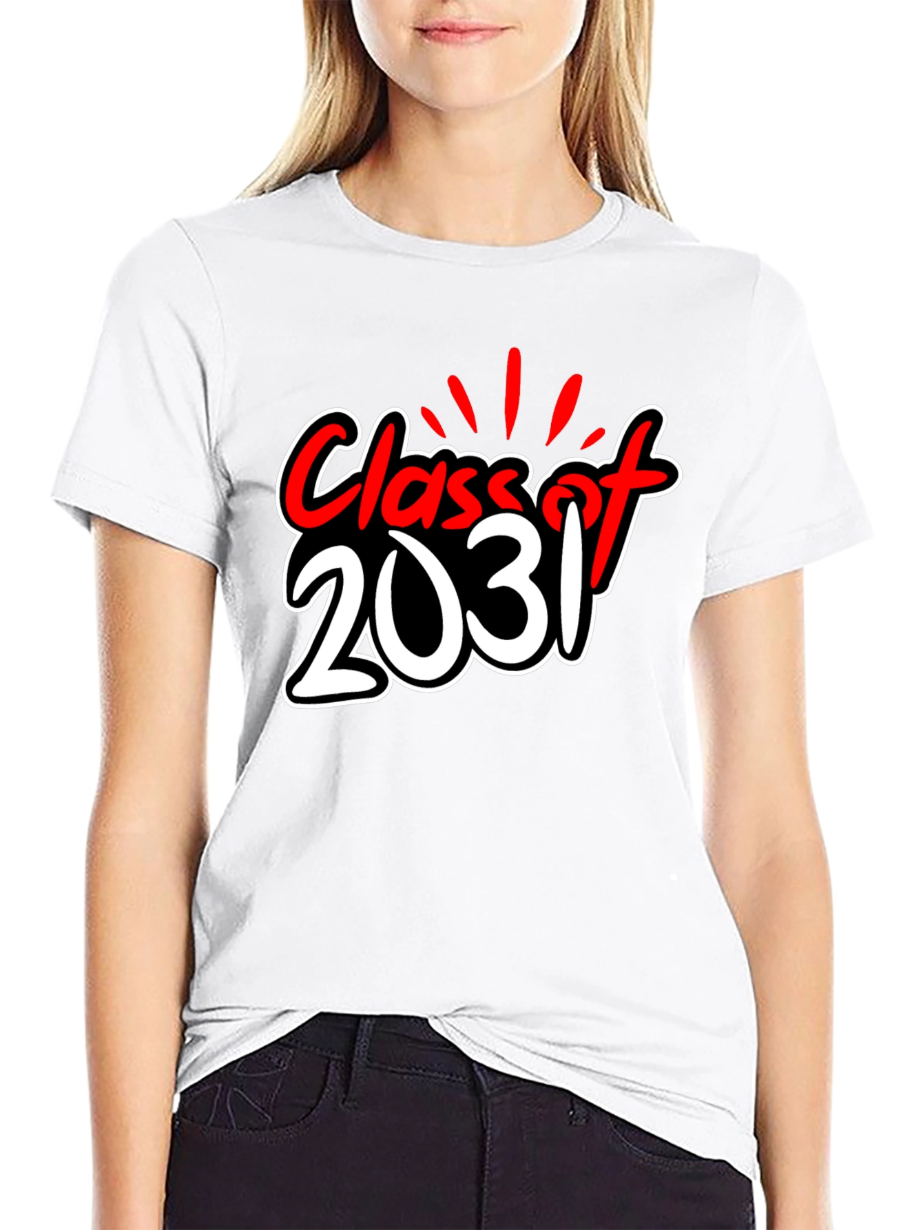 Class of 2031 Graphic Tee - Graduation Year T-Shirt