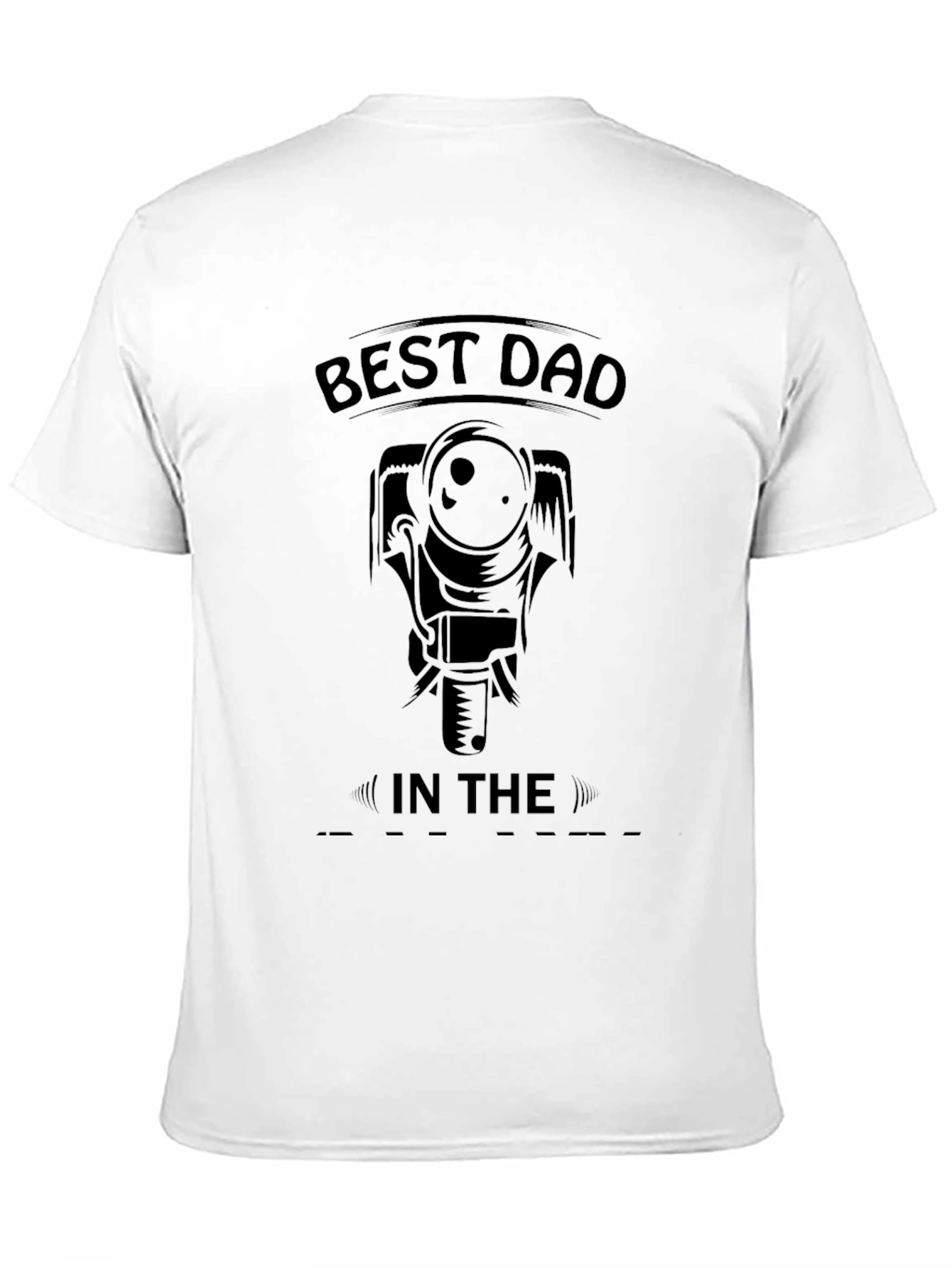 Best Dad Camera Graphic Tee - Black