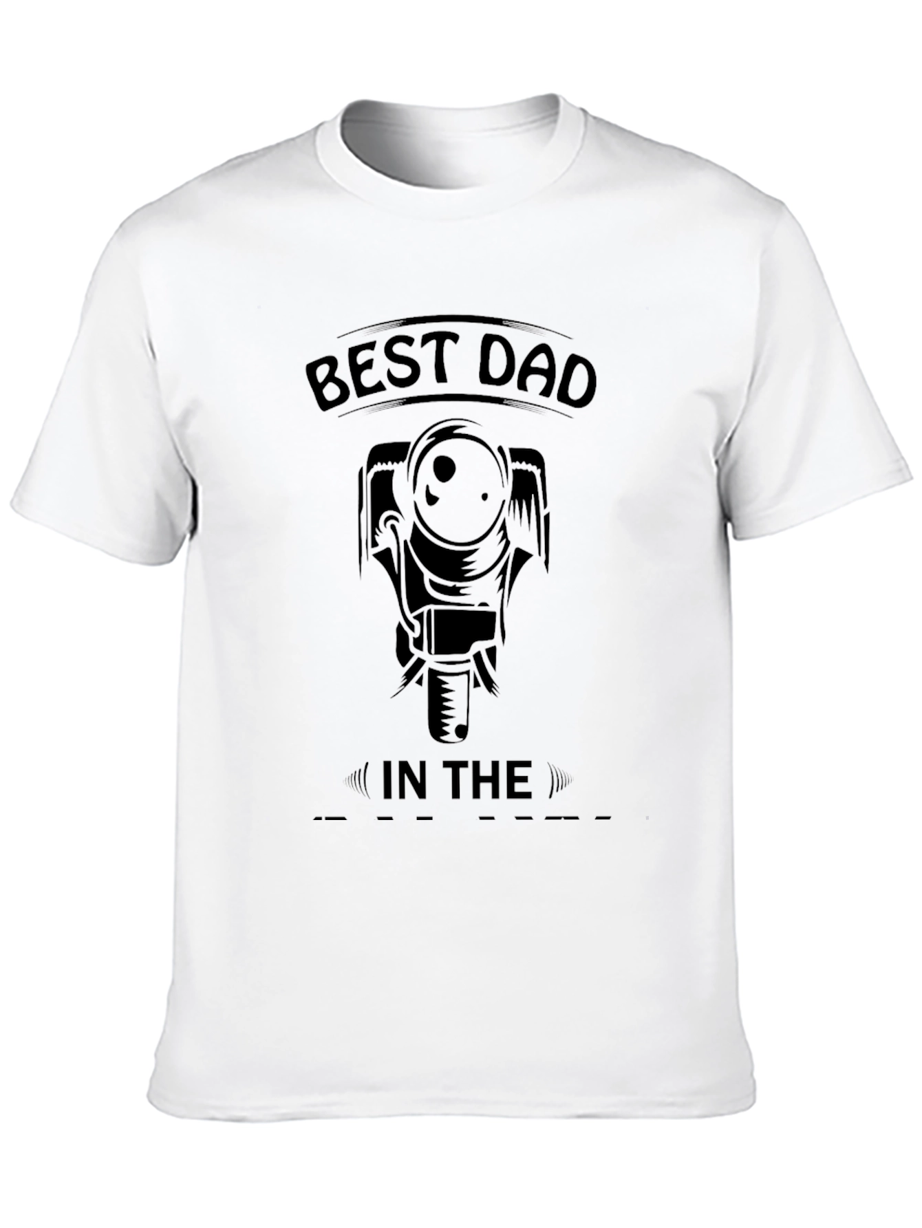 Best Dad Camera Graphic Tee - Black