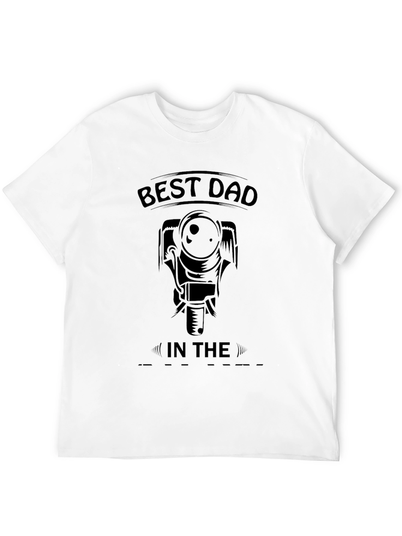 Best Dad Camera Graphic Tee - Black