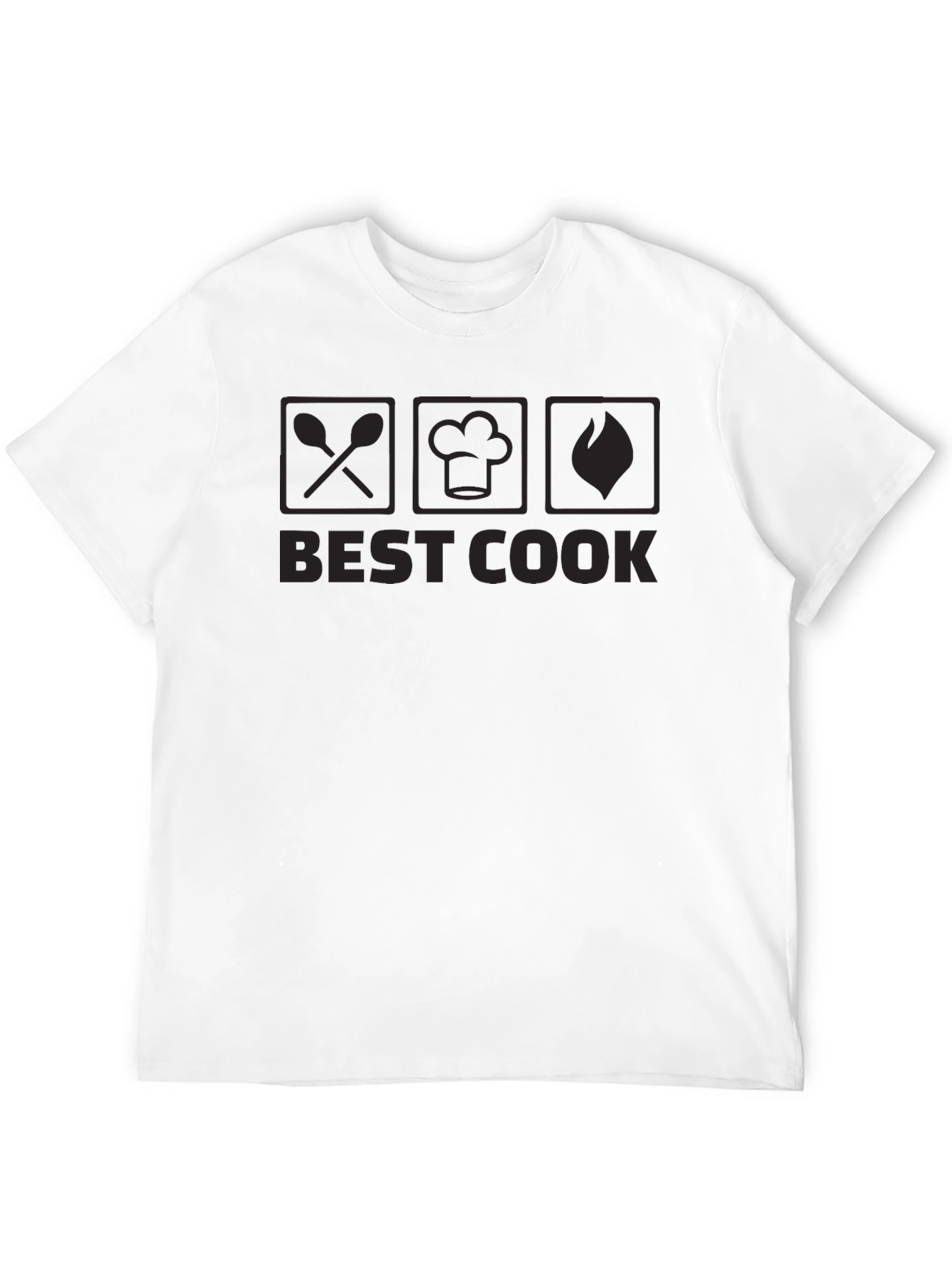 Best Cook Graphic T-Shirt Black Cotton Tee