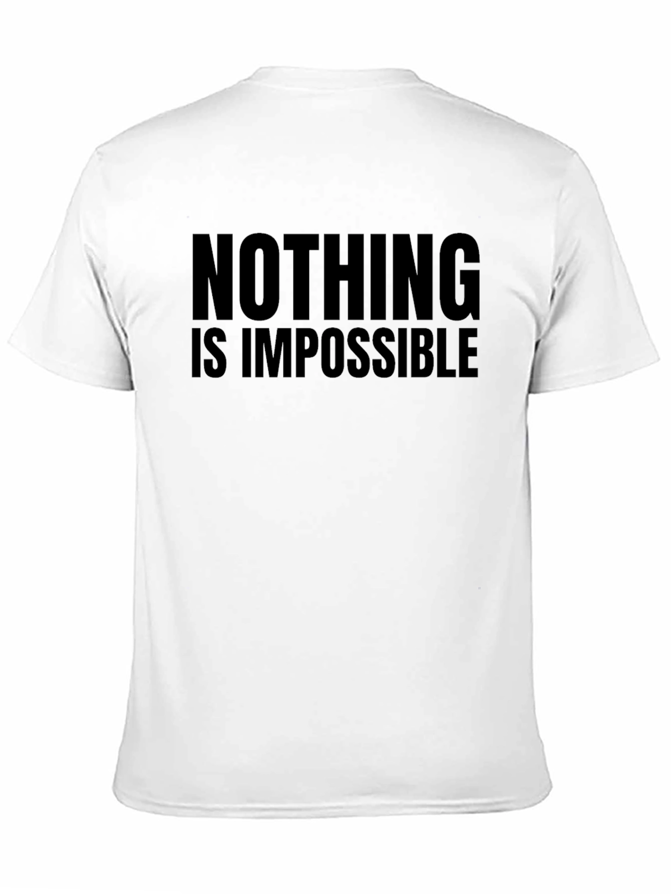 Nothing Is Impossible Black T-Shirt