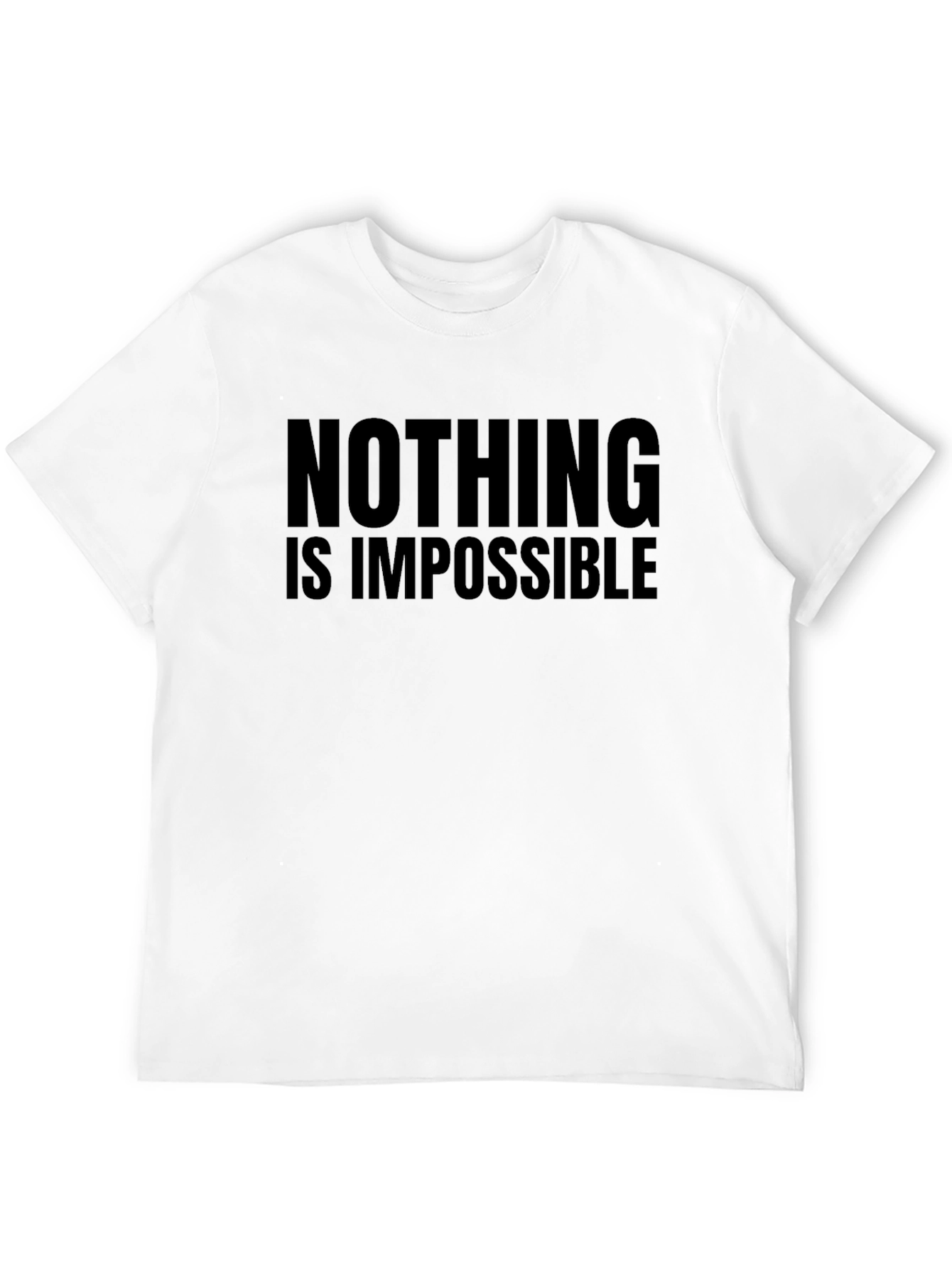 Nothing Is Impossible Black T-Shirt