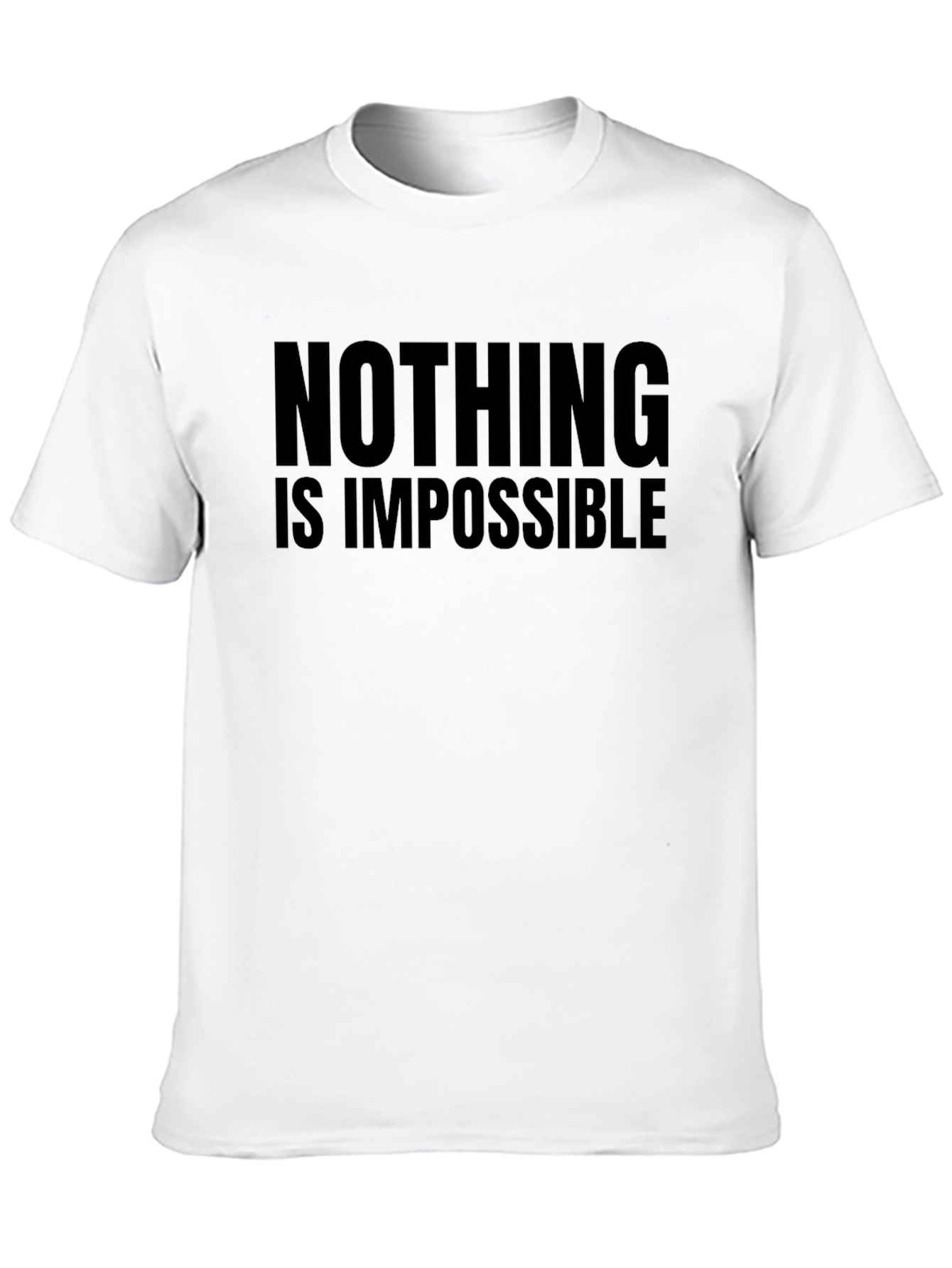 Nothing Is Impossible Black T-Shirt