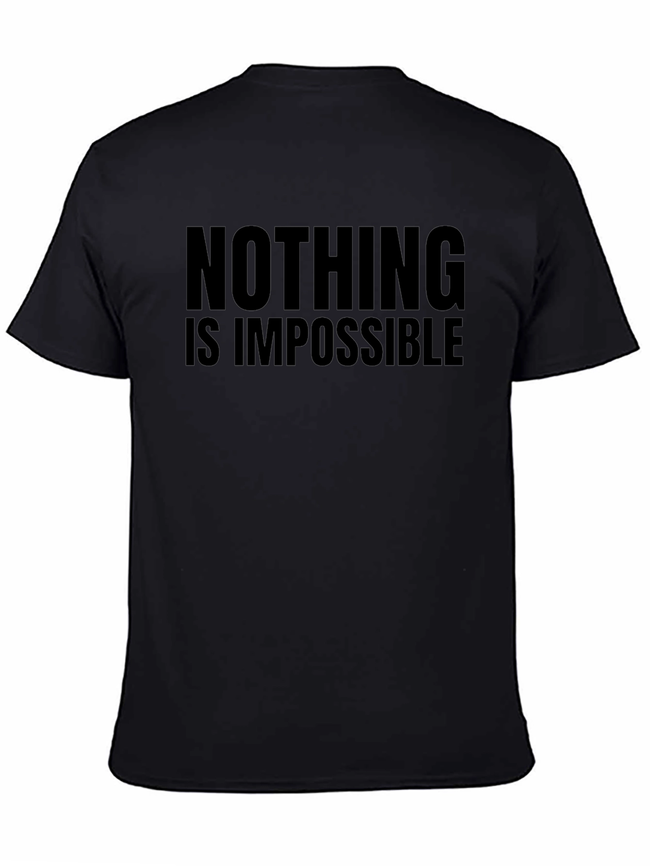 Nothing Is Impossible Black T-Shirt