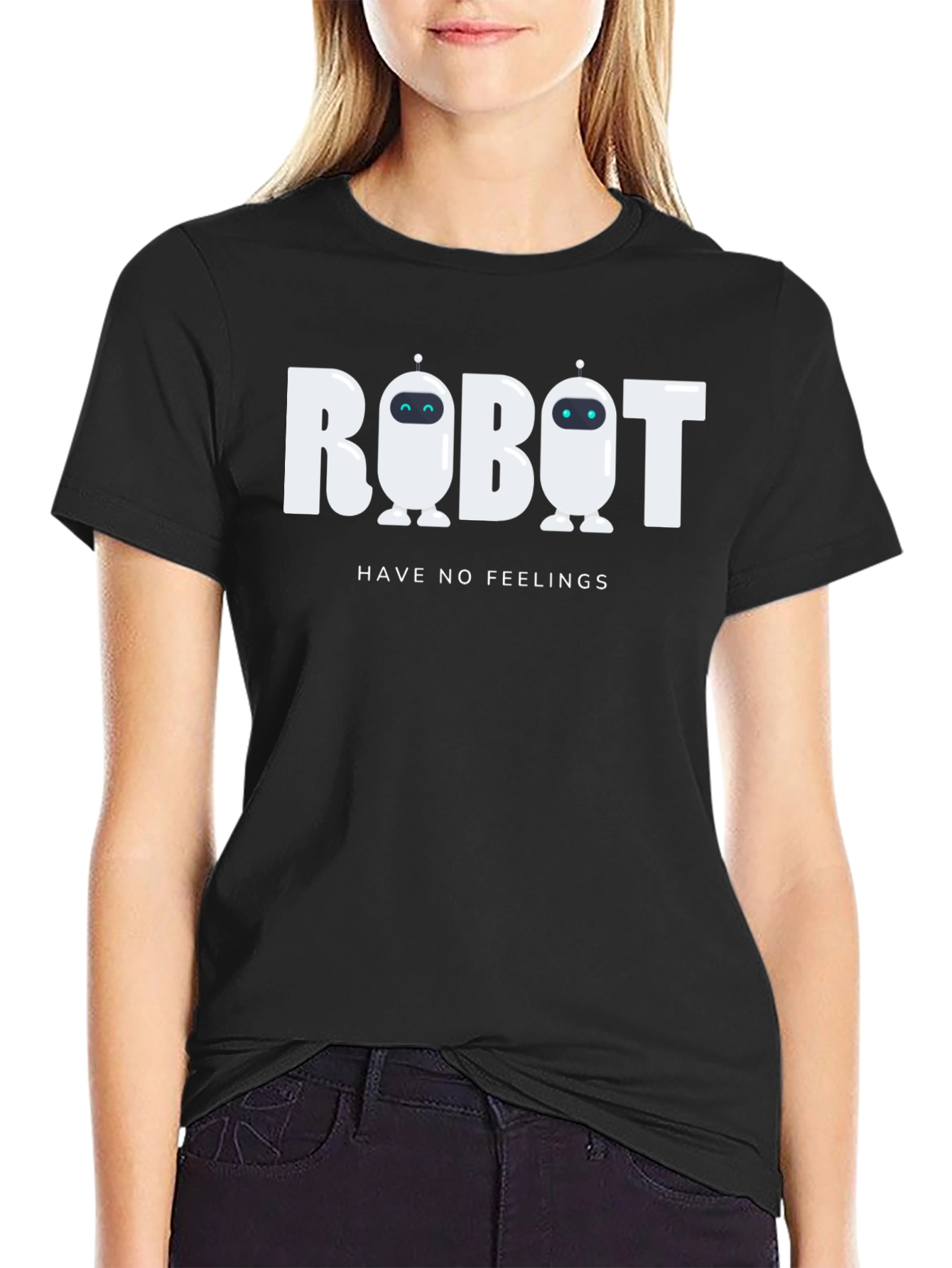 Robot Have No Feelings Graphic Tee