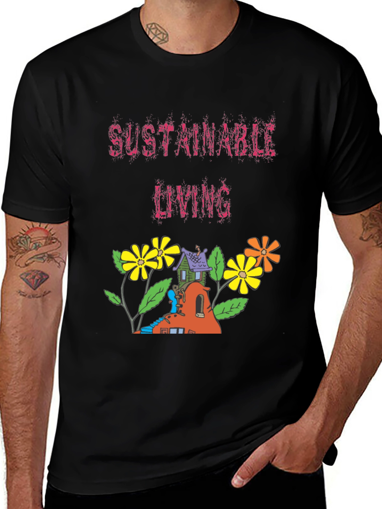 Sustainable Living Graphic Tee