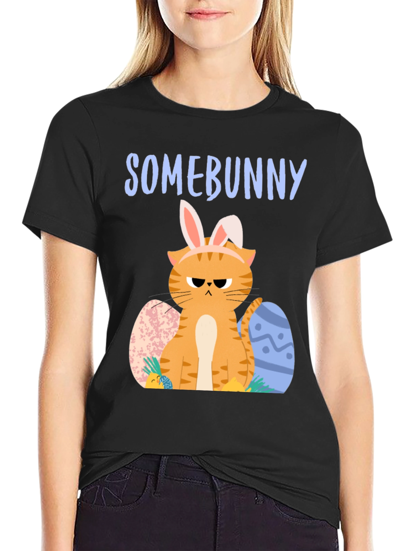 Somebunny Grumpy Cat Easter T-Shirt