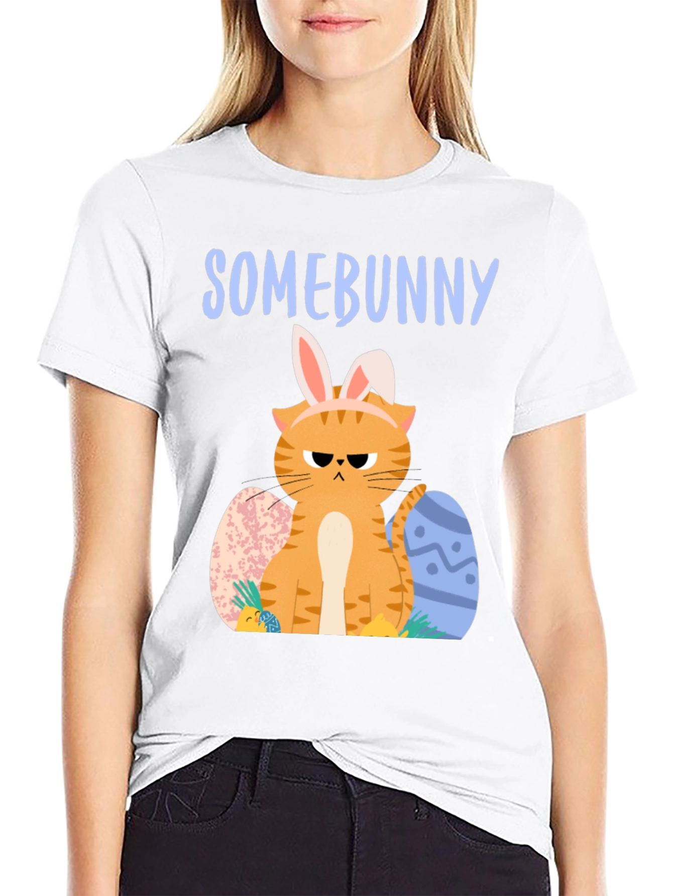 Somebunny Grumpy Cat Easter T-Shirt