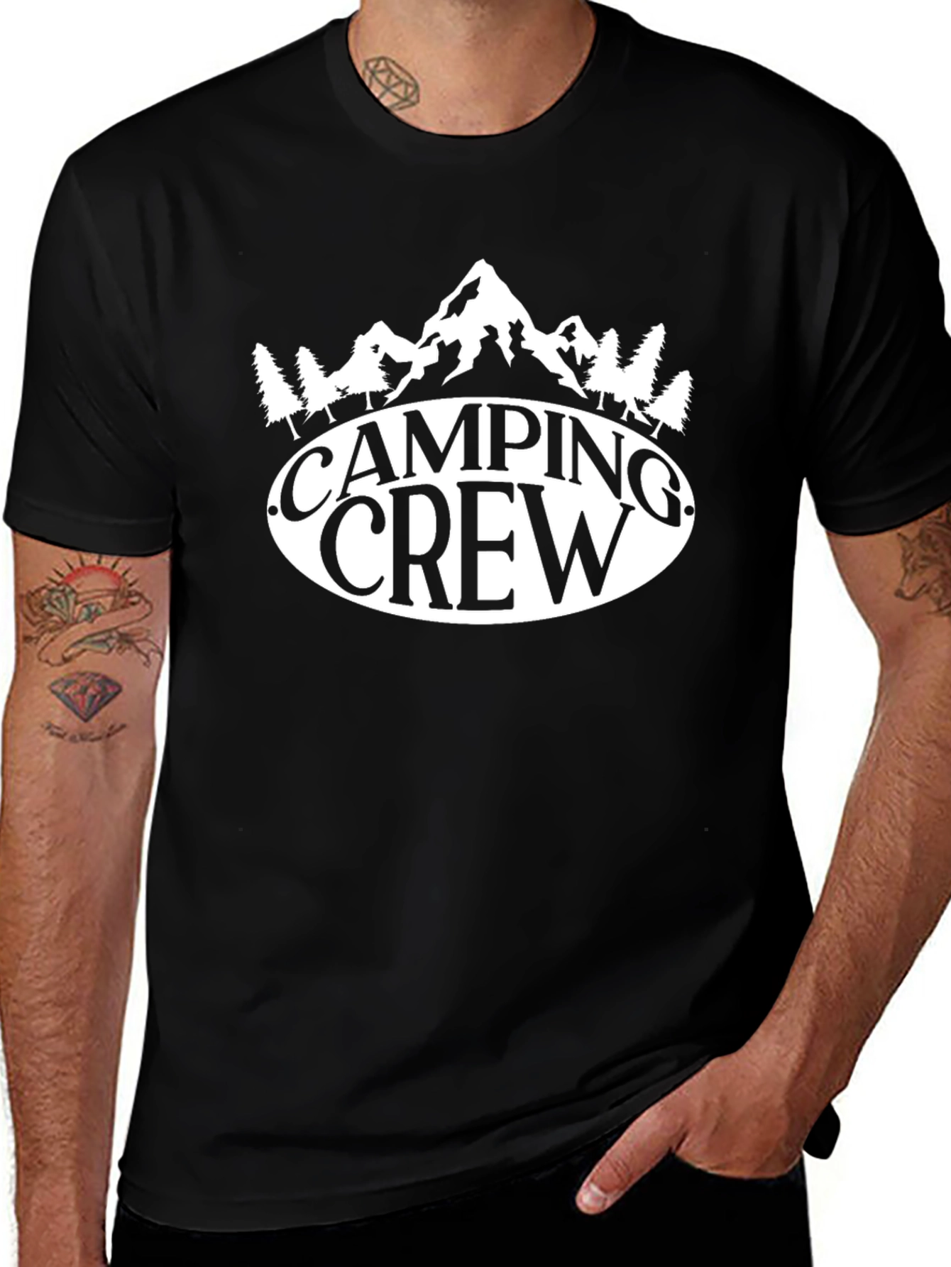 Camping Crew Graphic Tee - Adventure Ready Comfort