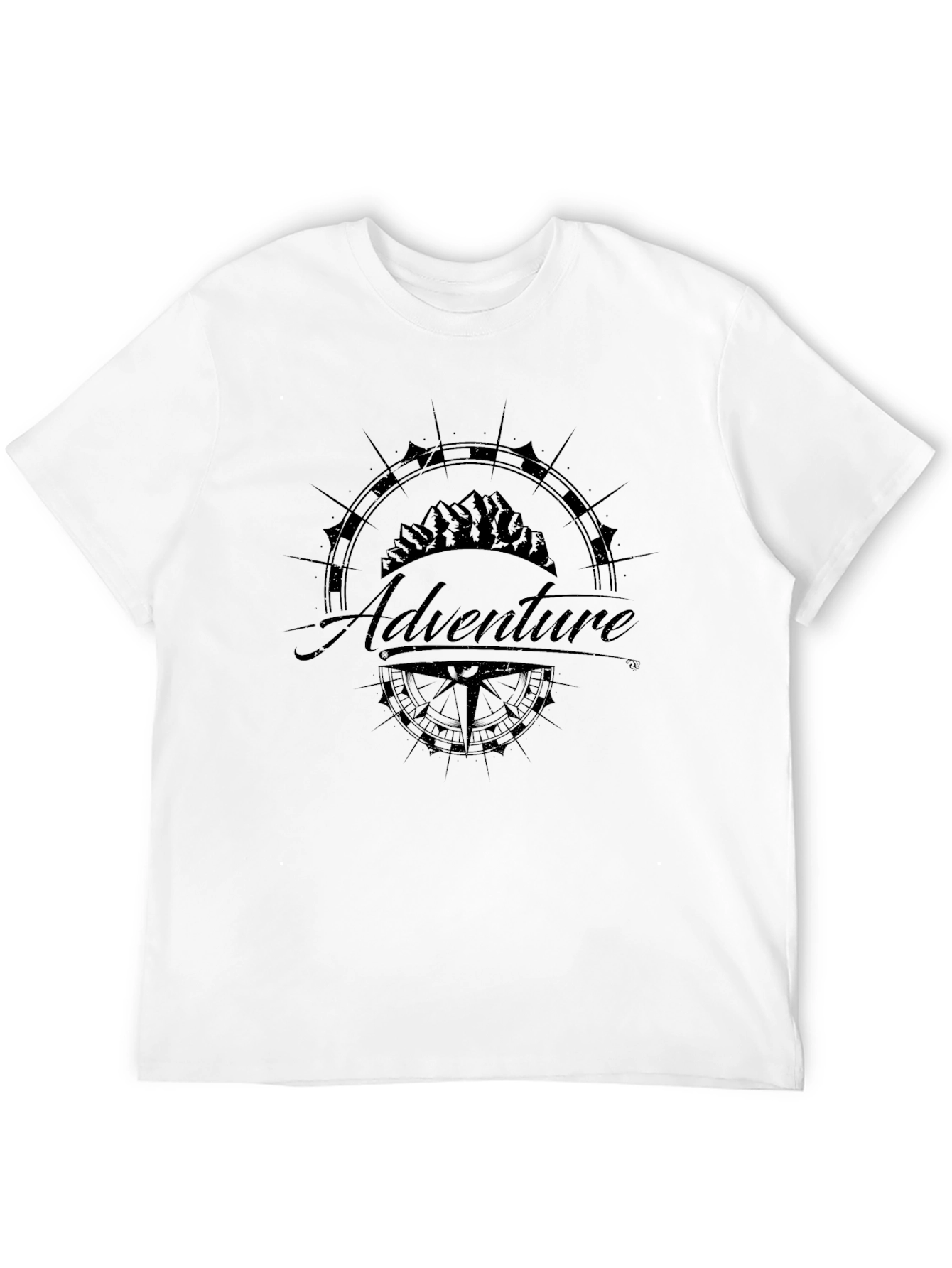 Adventure Compass Graphic Tee - Stylish Travel Shirt
