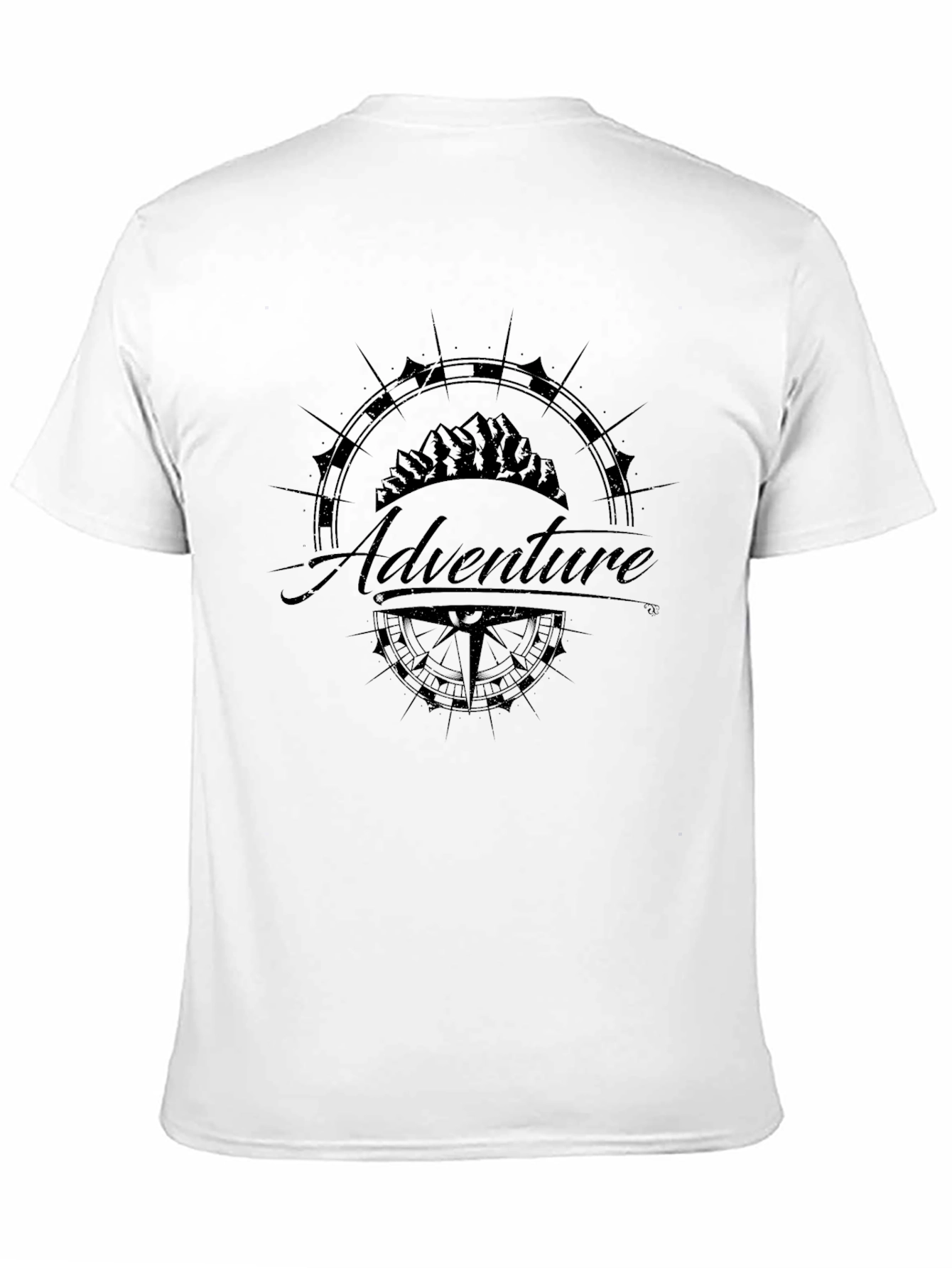 Adventure Compass Graphic Tee - Stylish Travel Shirt
