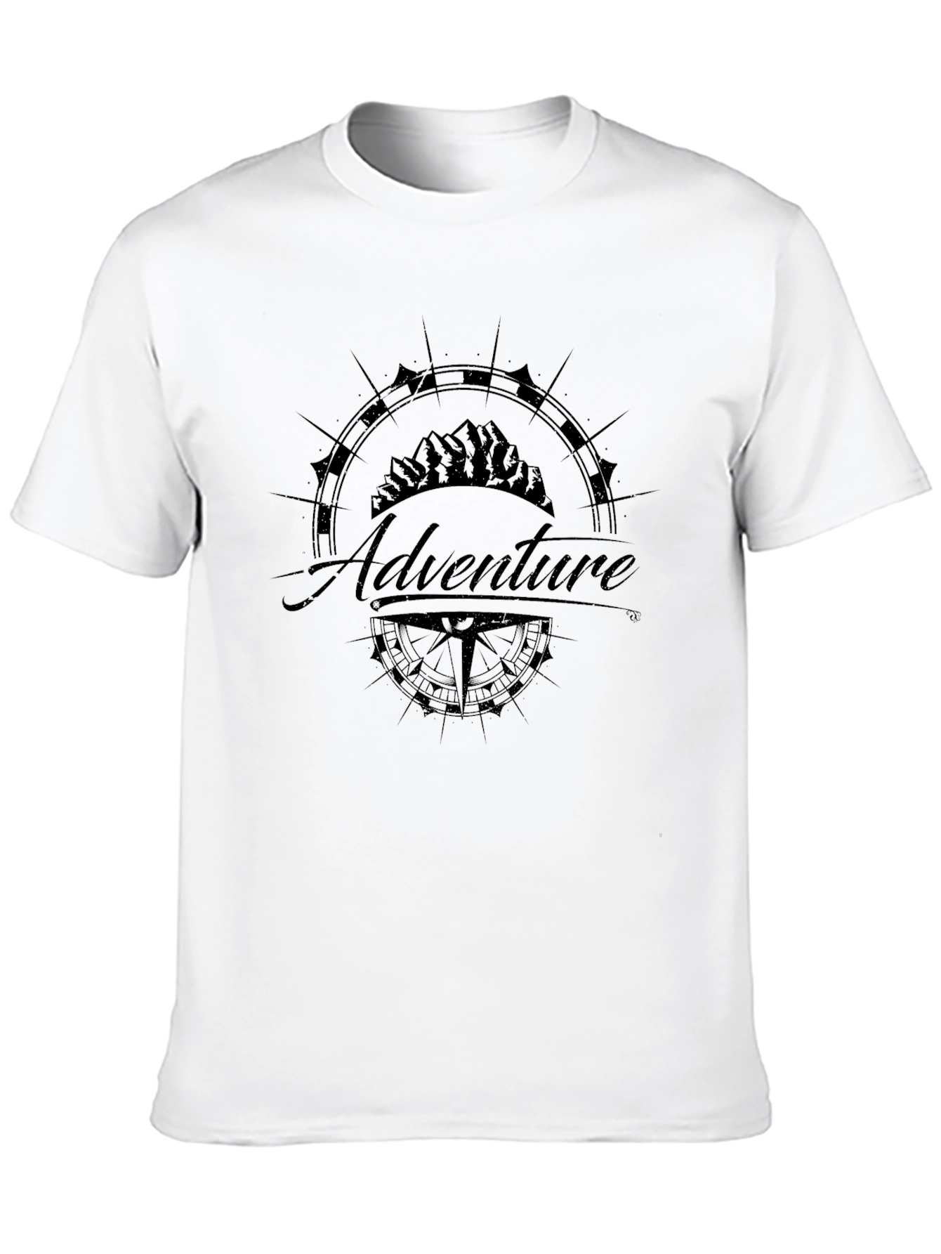 Adventure Compass Graphic Tee - Stylish Travel Shirt