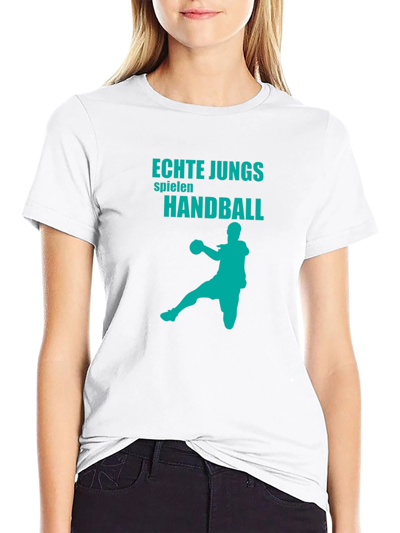 Echte Jungs Handball Graphic Tee