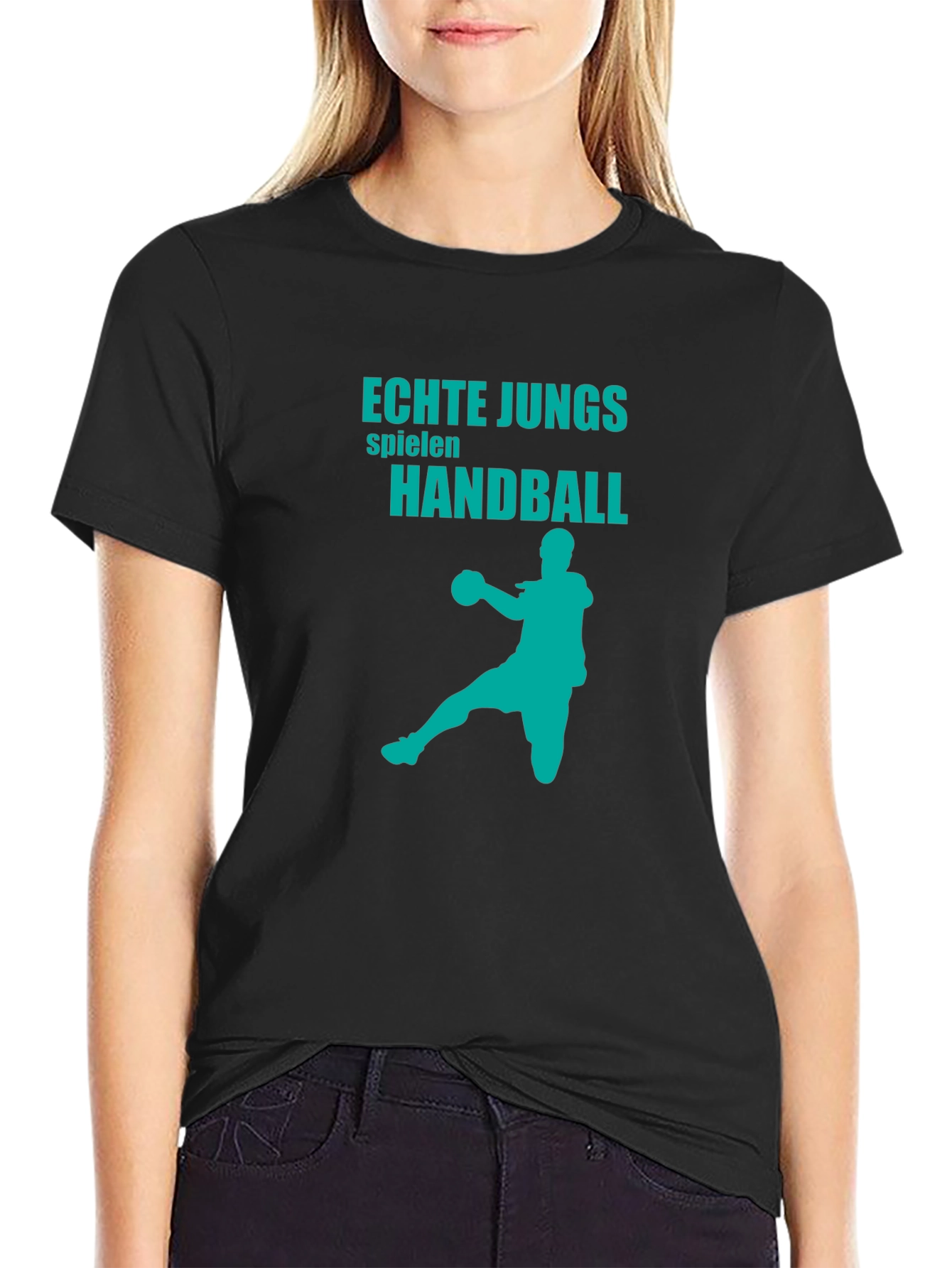 Echte Jungs Handball Graphic Tee