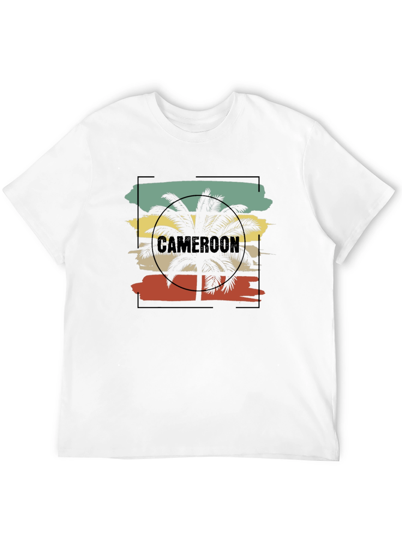 Cameroon Palm Tree T-Shirt - Tropical Vacation Tee