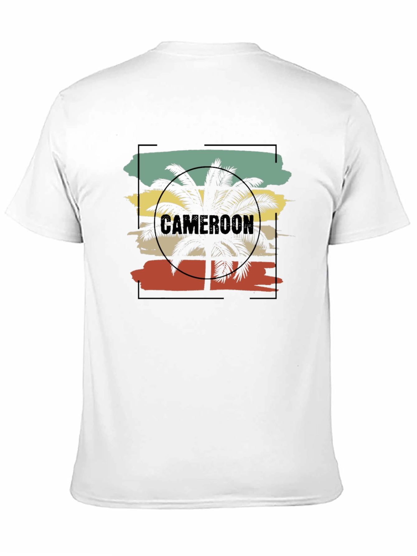 Cameroon Palm Tree T-Shirt - Tropical Vacation Tee