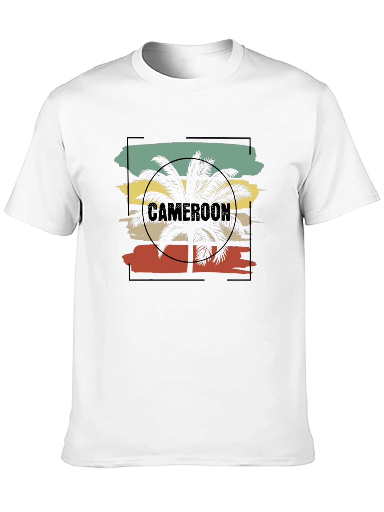 Cameroon Palm Tree T-Shirt - Tropical Vacation Tee