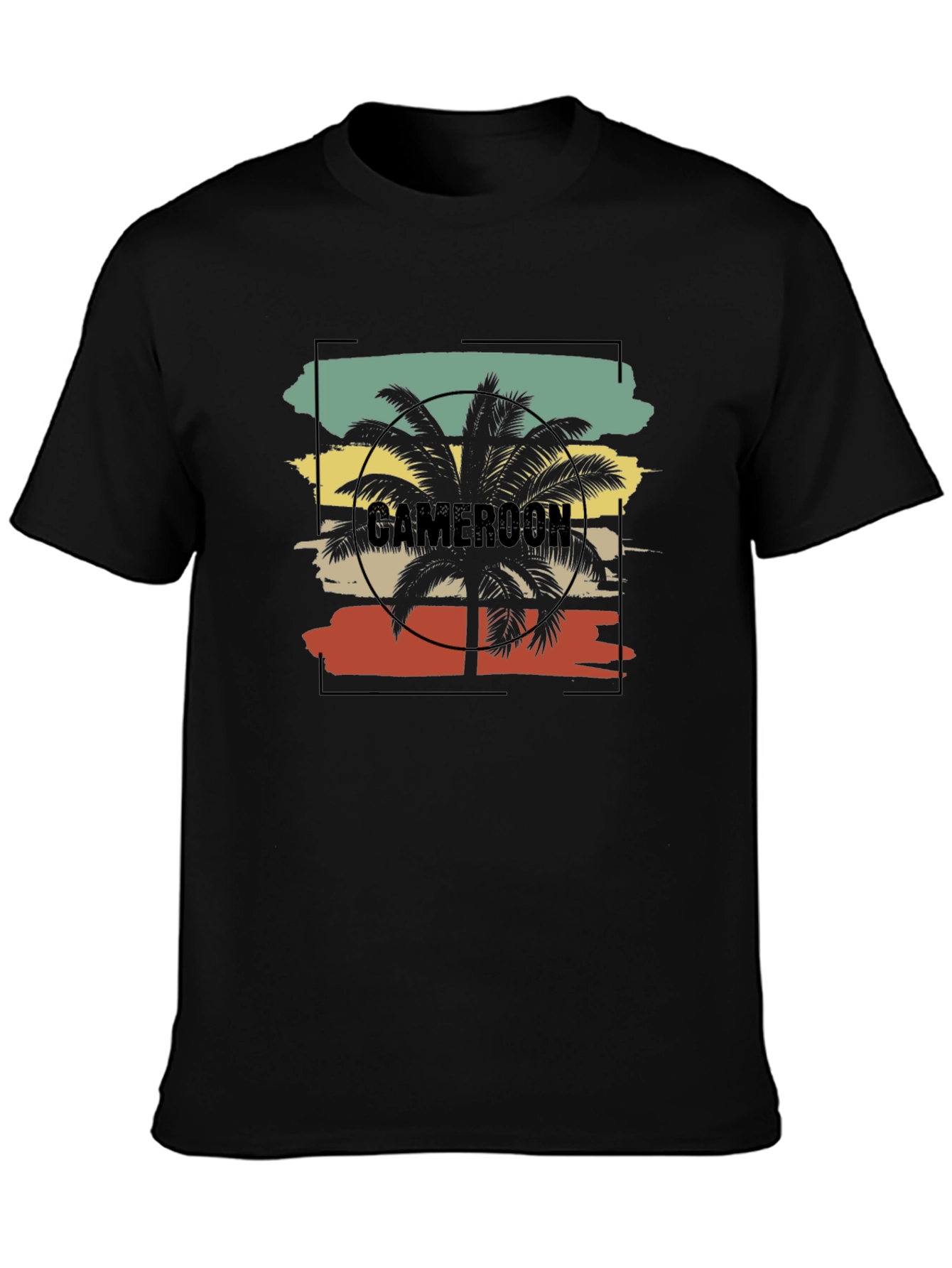Cameroon Palm Tree T-Shirt - Tropical Vacation Tee