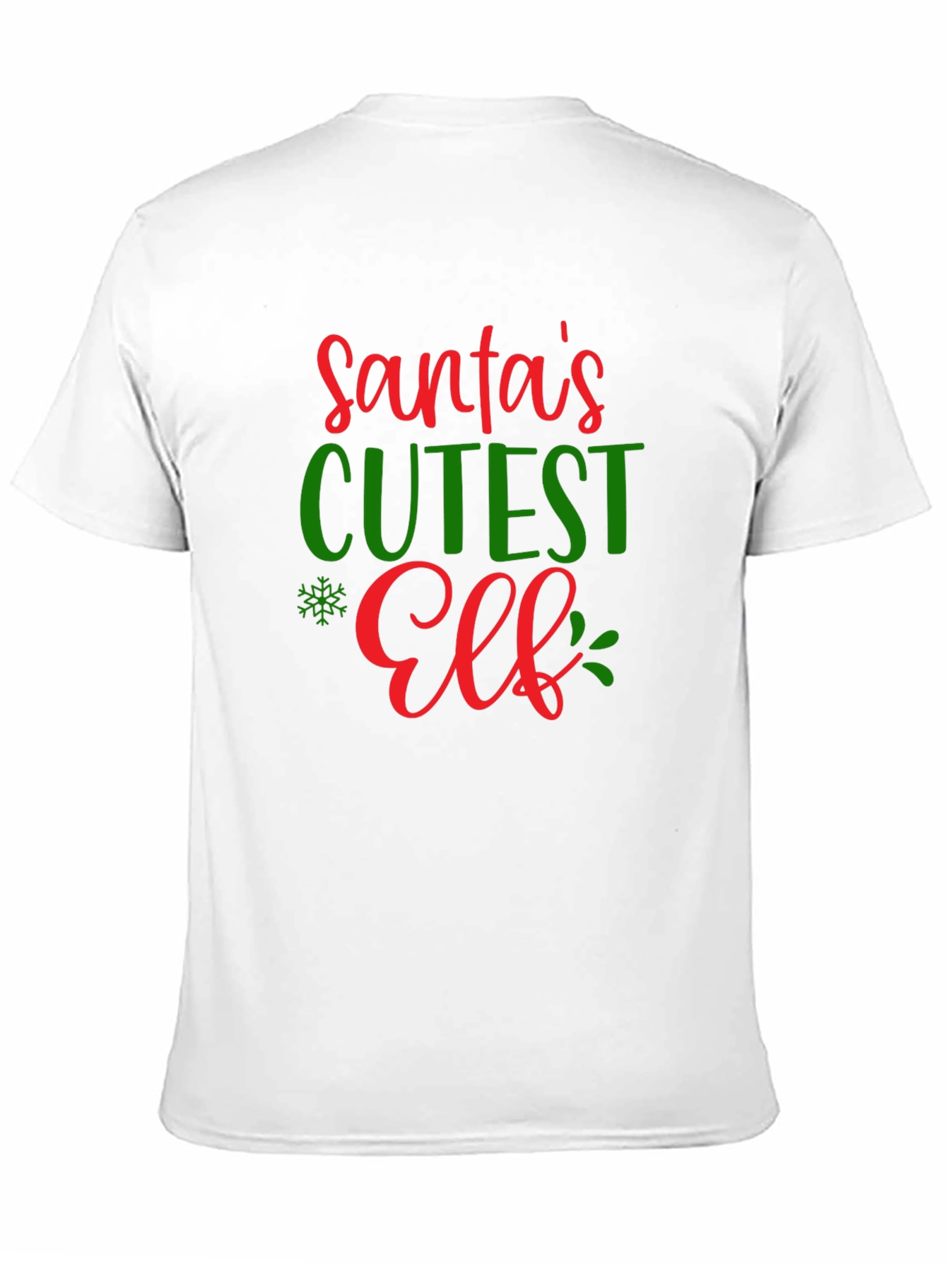 Santas Cutest Elf Christmas T-Shirt