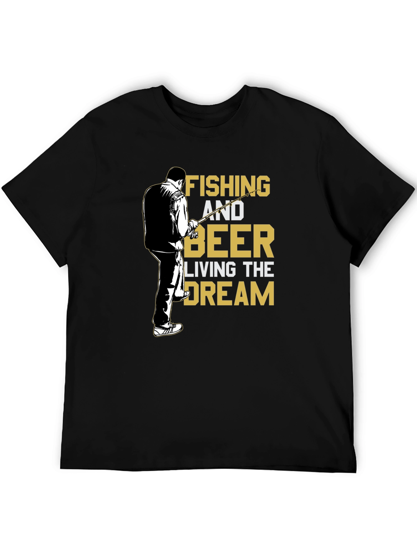 Fishing and Beer T-Shirt - Living the Dream Tee