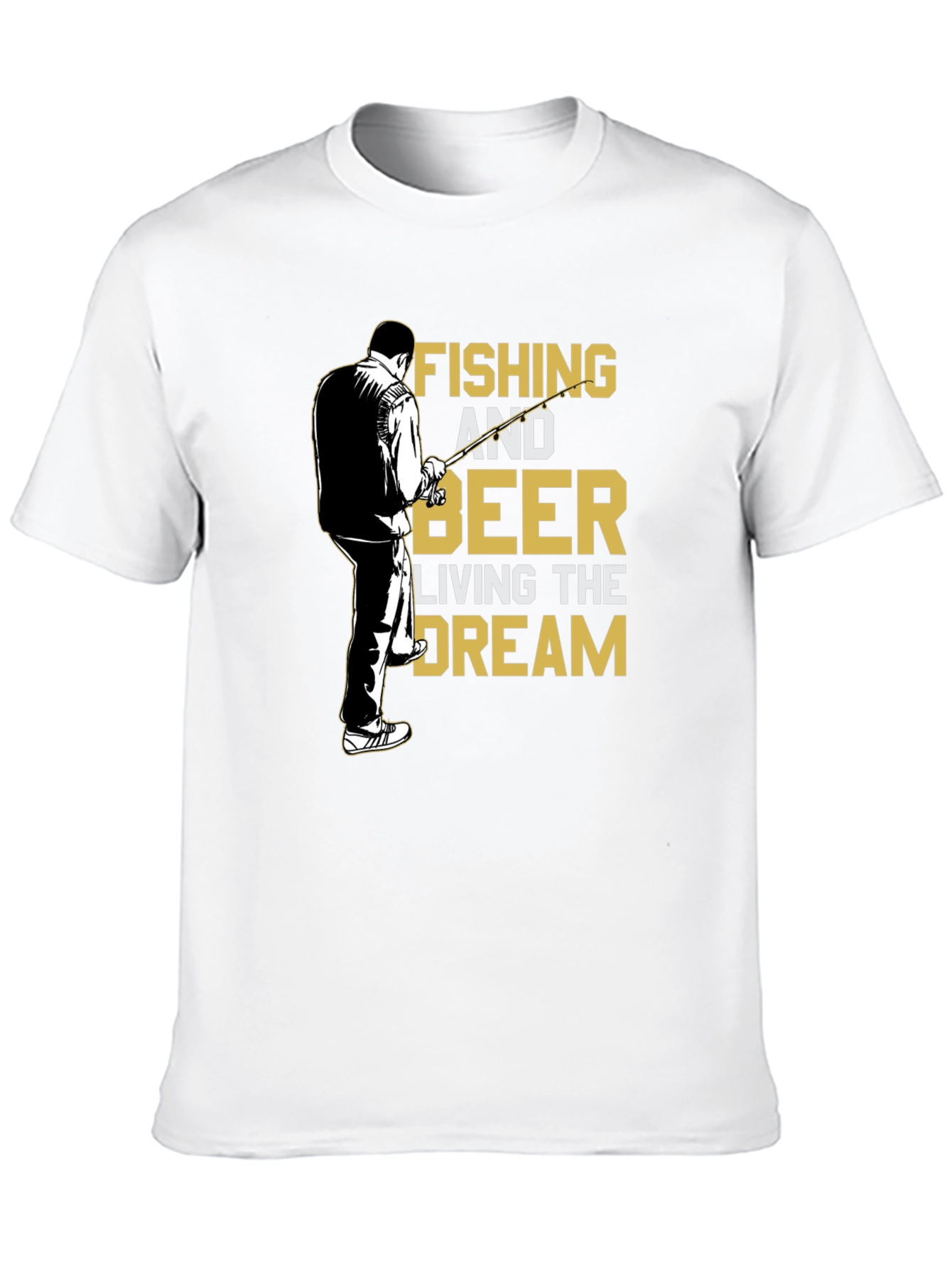 Fishing and Beer T-Shirt - Living the Dream Tee