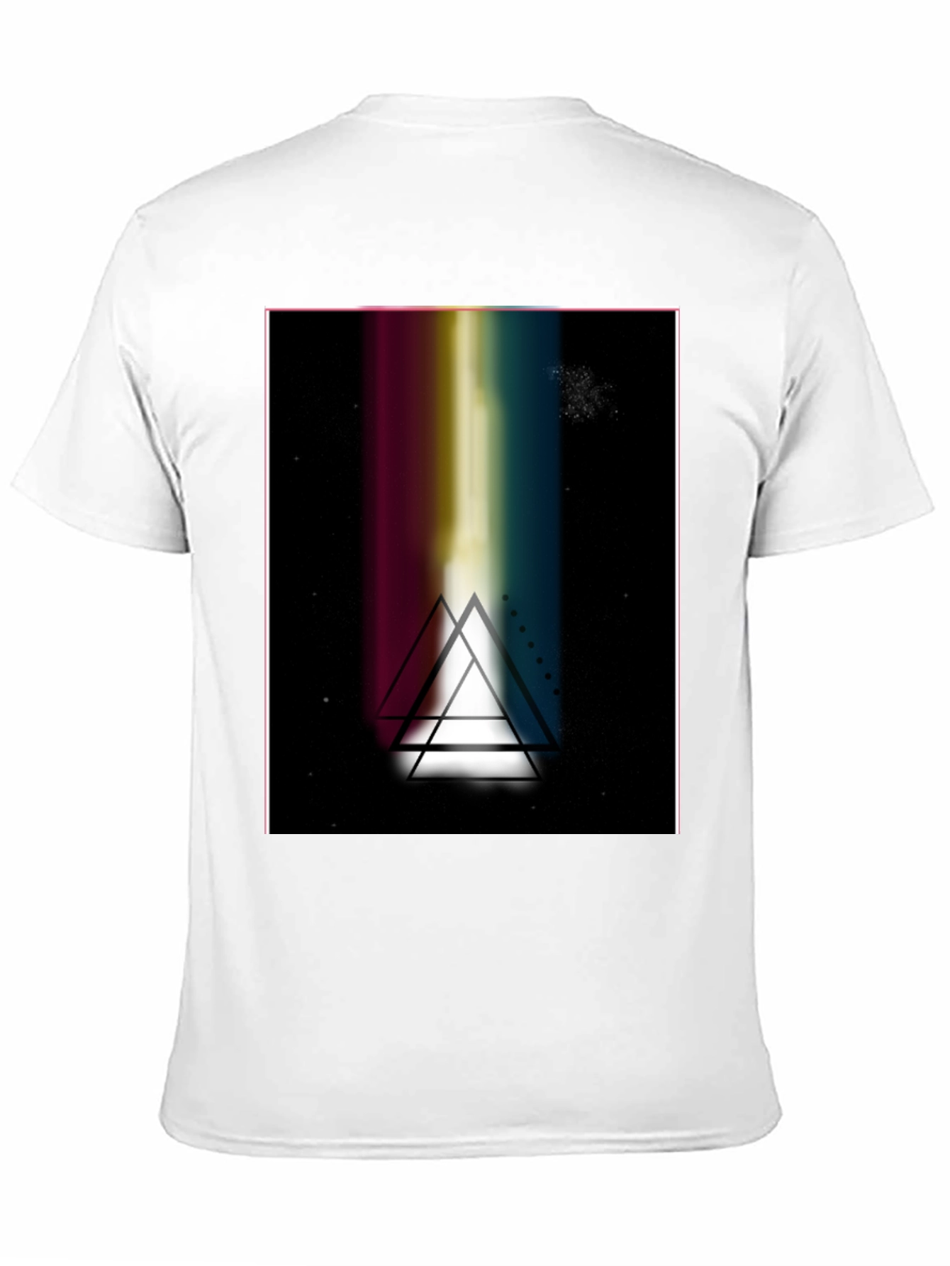 Prism Triangle Graphic Black T-Shirt