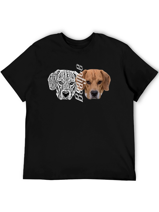 Beagle Dog Graphic Print T-Shirt