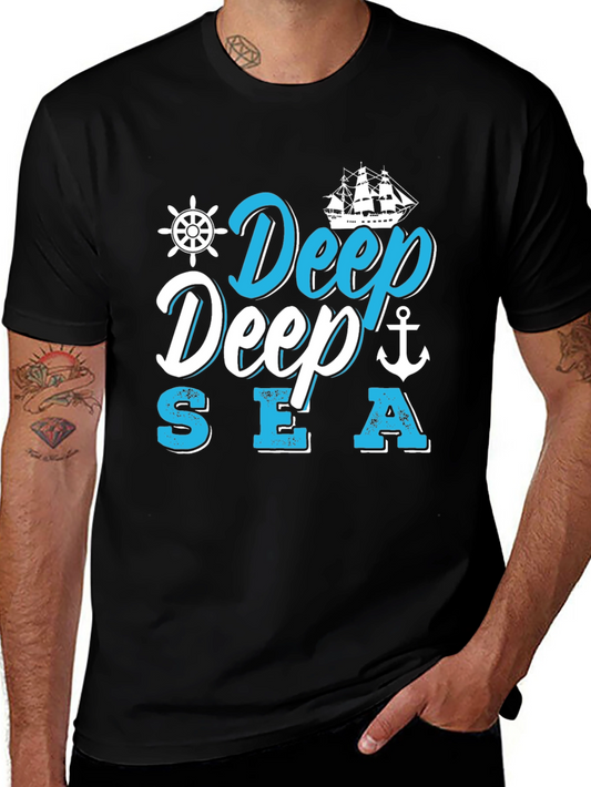 Deep Sea Graphic Tee | Nautical Adventure T-Shirt