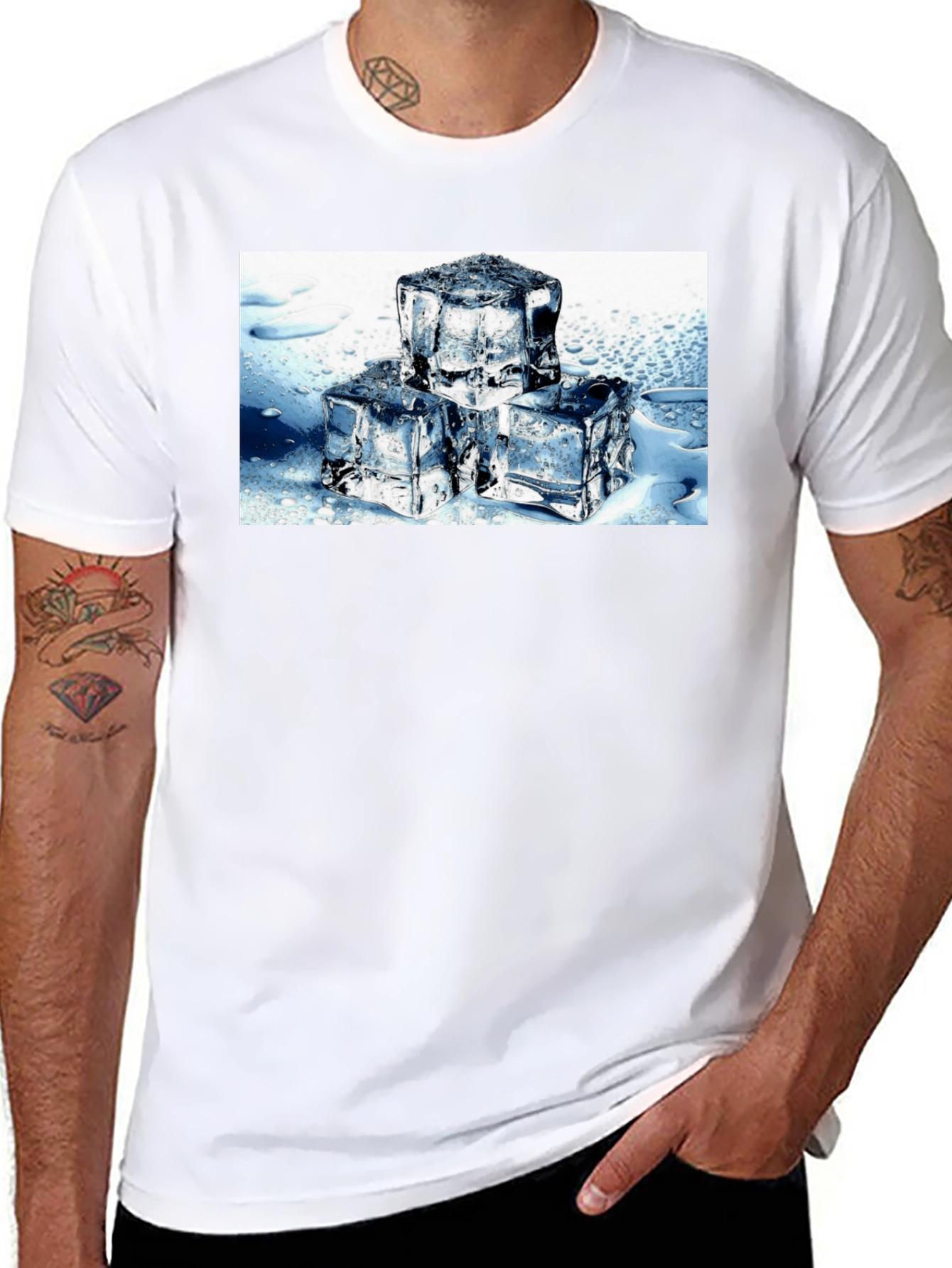 Cool Ice Cubes Graphic Tee