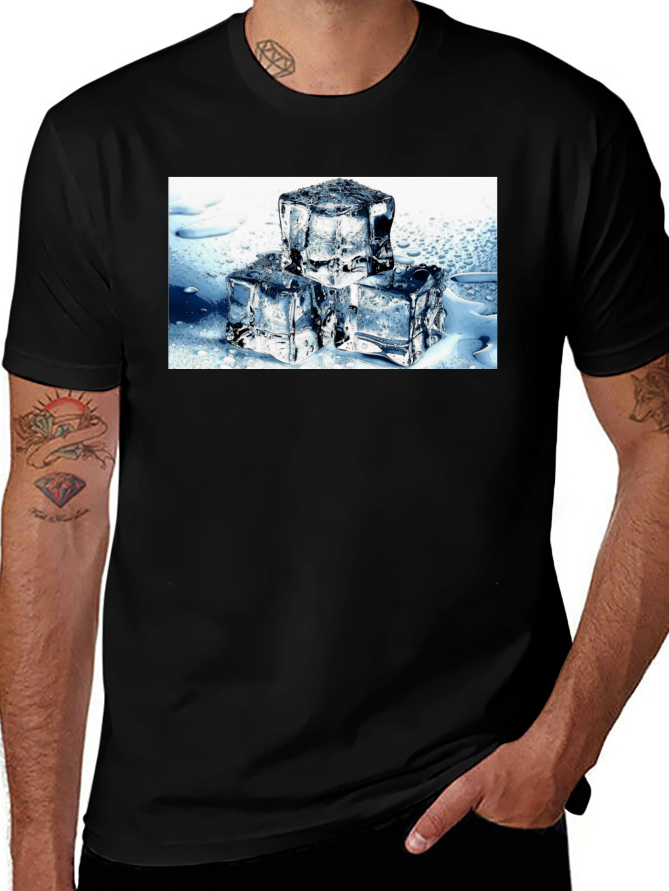 Cool Ice Cubes Graphic Tee