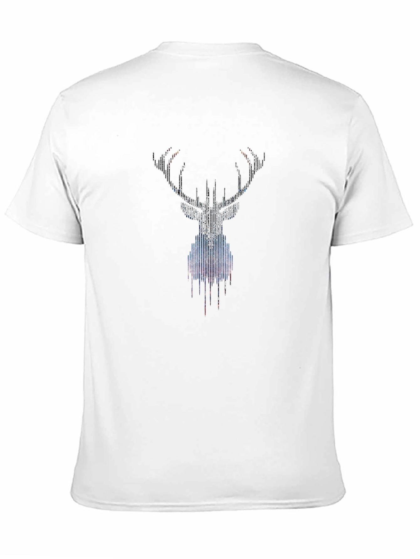 Graphic Deer Head Black T-Shirt